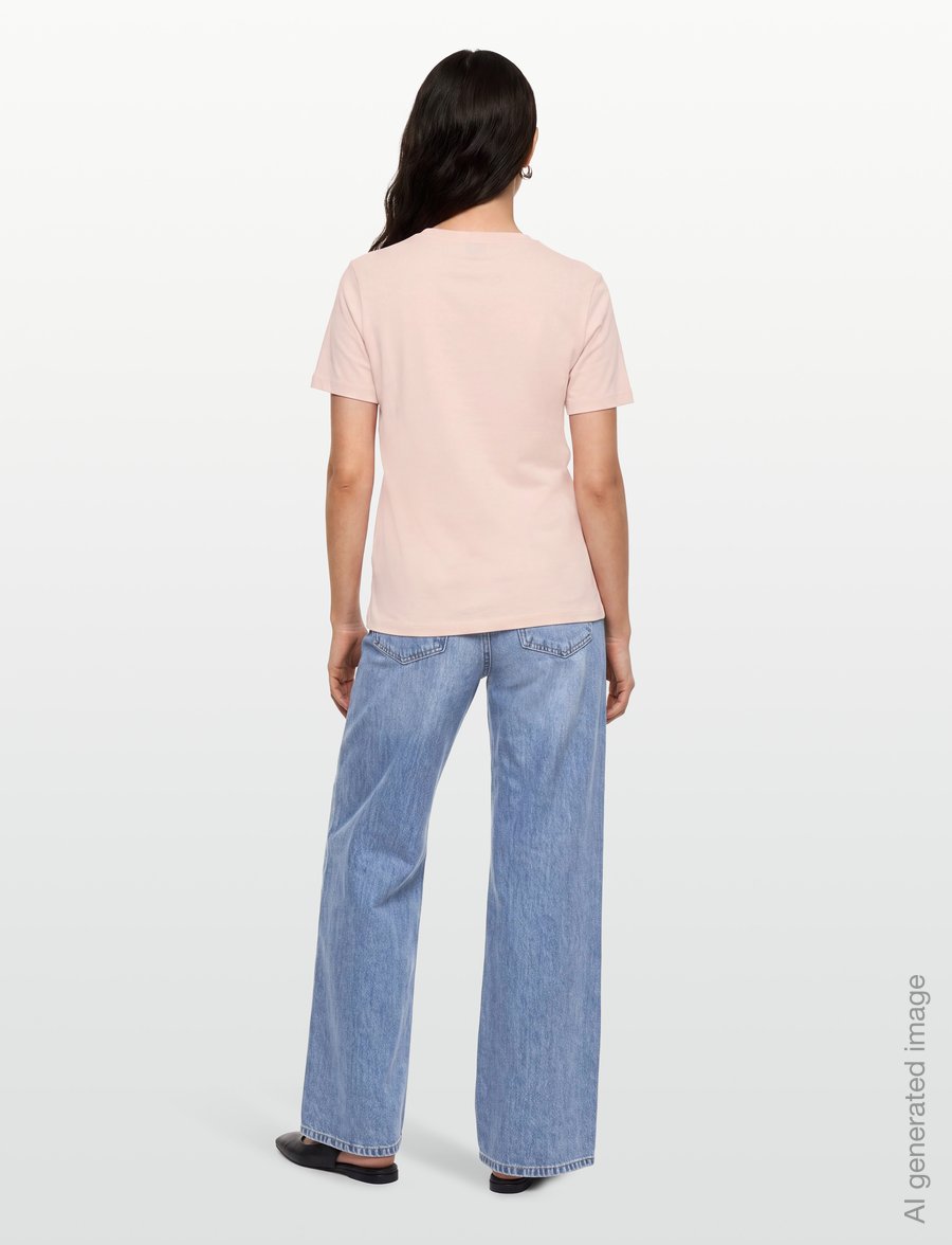 Filippa K - Filippa Tee - t-shirts - light pink - 4