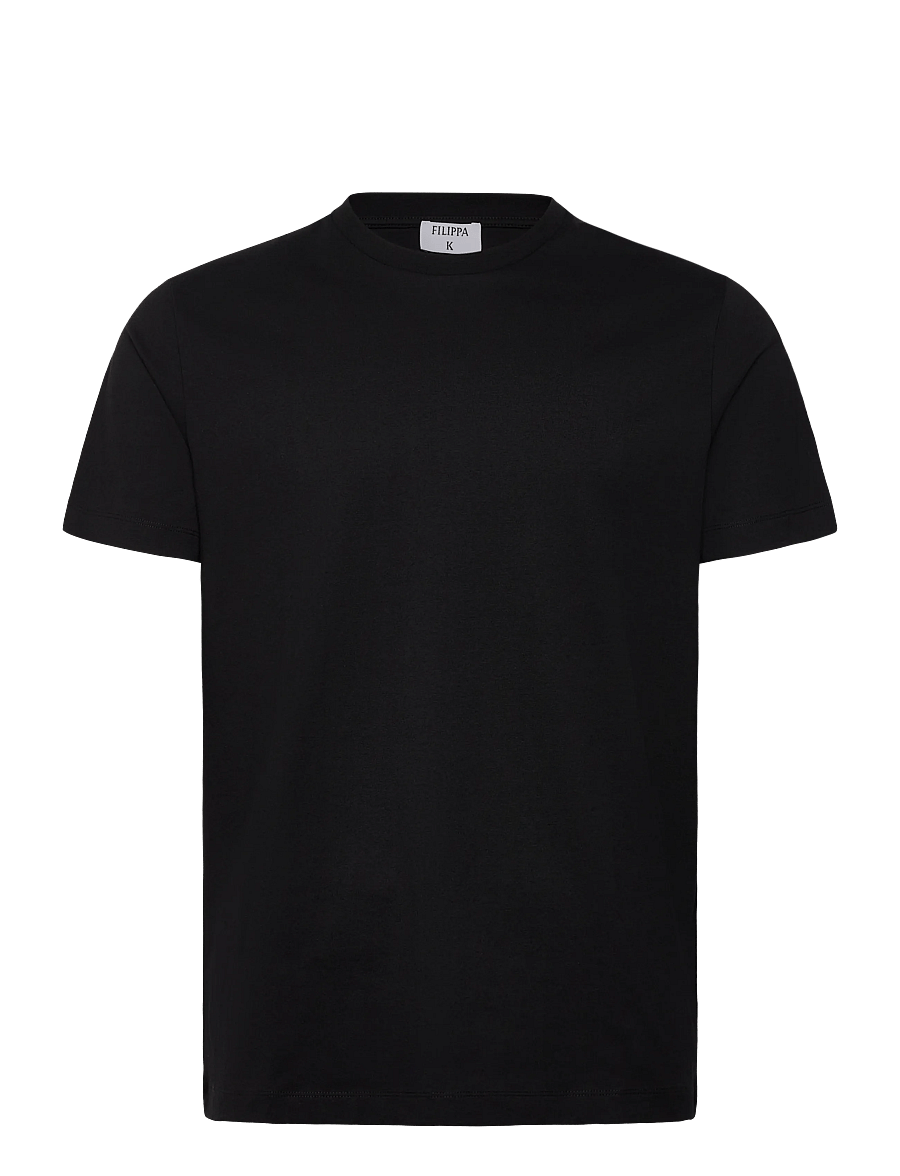 Filippa K - Filip Tee - short-sleeved t-shirts - black - 1
