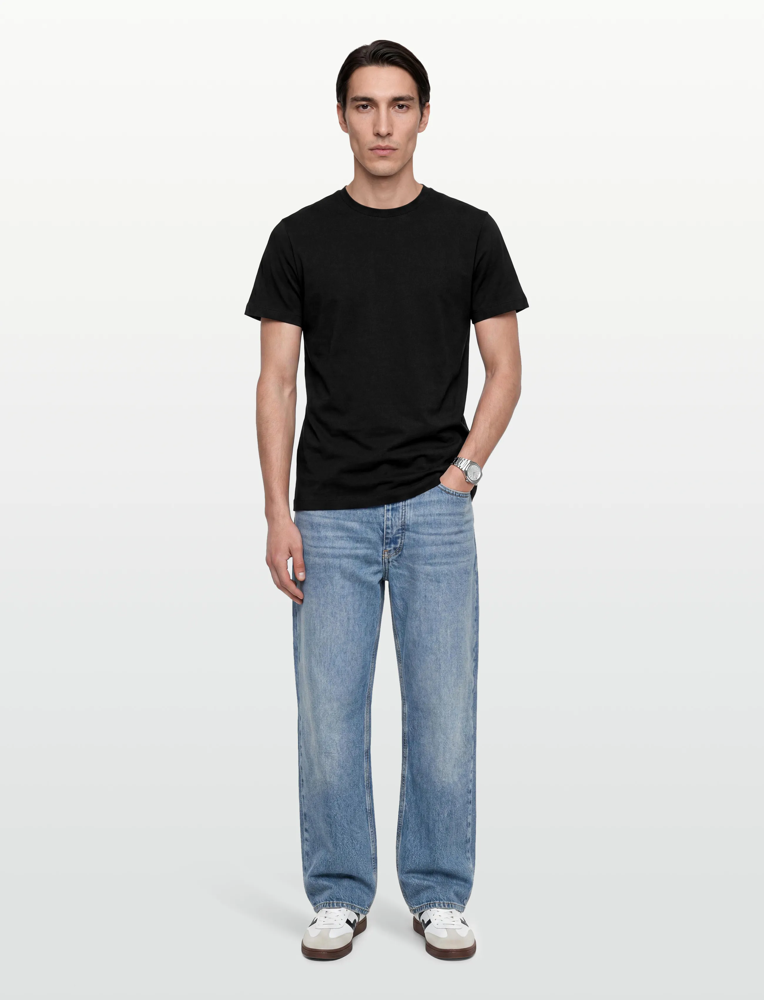 Filippa K Filip Tee - Vaatteet - BLACK / black