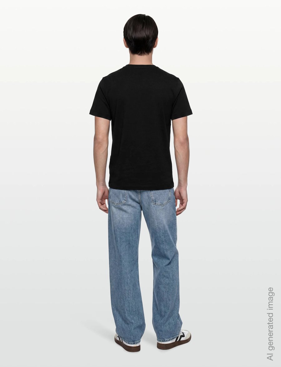 Filippa K - Filip Tee - short-sleeved t-shirts - black - 4