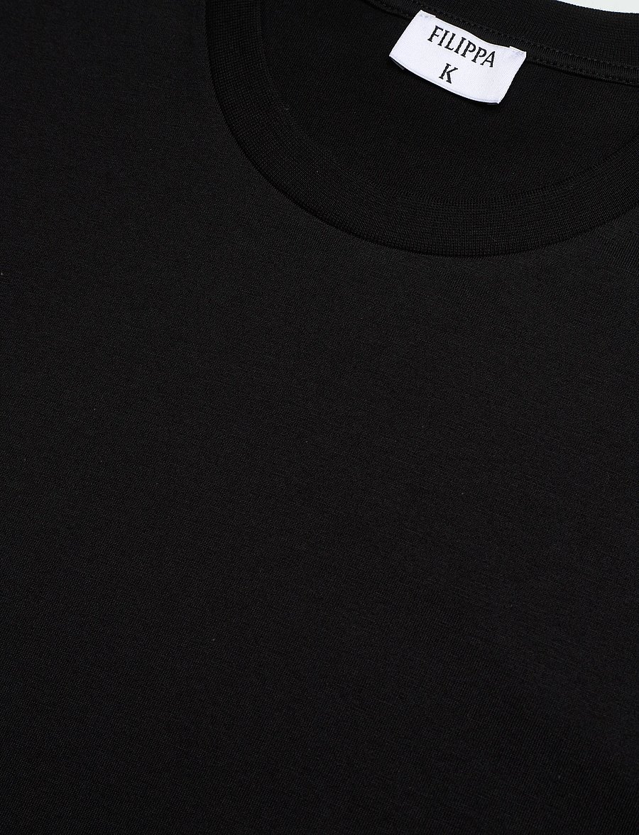 Filippa K - Filip Tee - short-sleeved t-shirts - black - 5