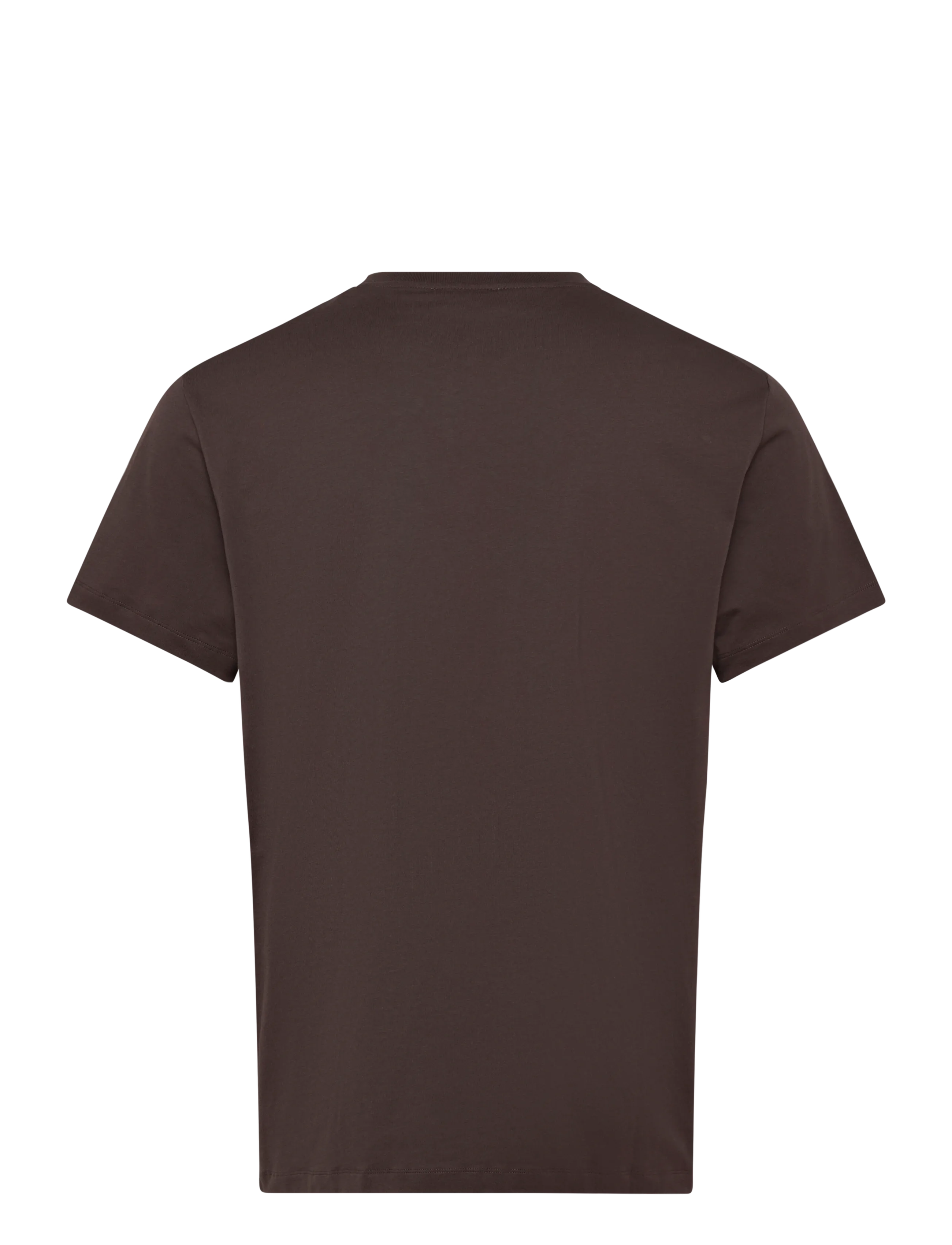 Filippa K - Filip Tee - short-sleeved t-shirts - dark chocolate - 1