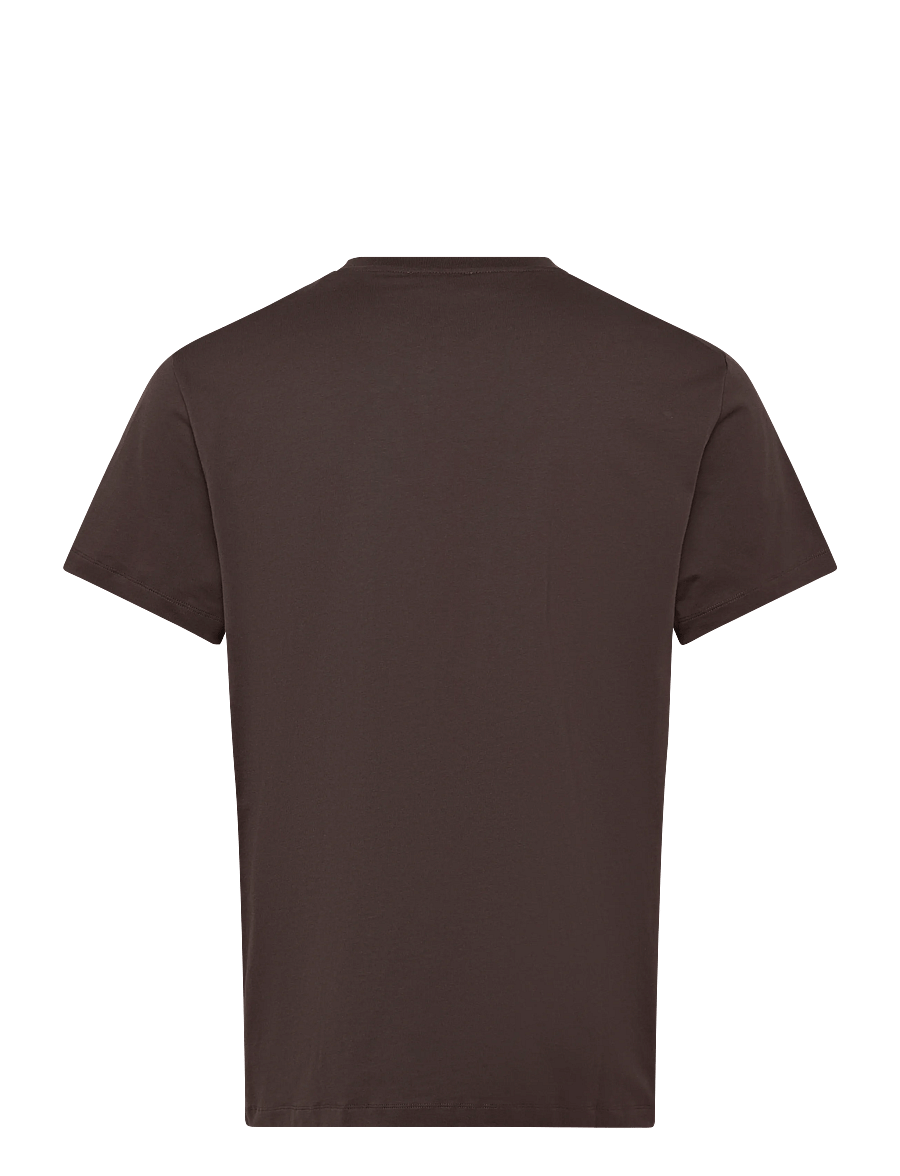 Filippa K - Filip Tee - kurzärmelig - dark chocolate - 2