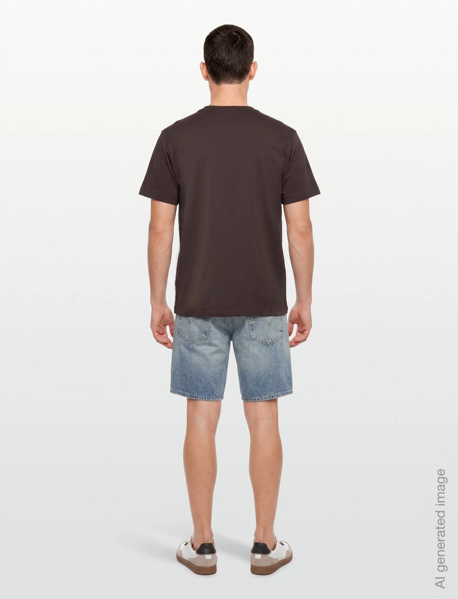 Filippa K - Filip Tee - kurzärmelig - dark chocolate - 4