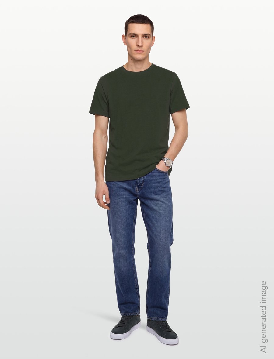 Filippa K - Filip Tee - short-sleeved t-shirts - night green - 0
