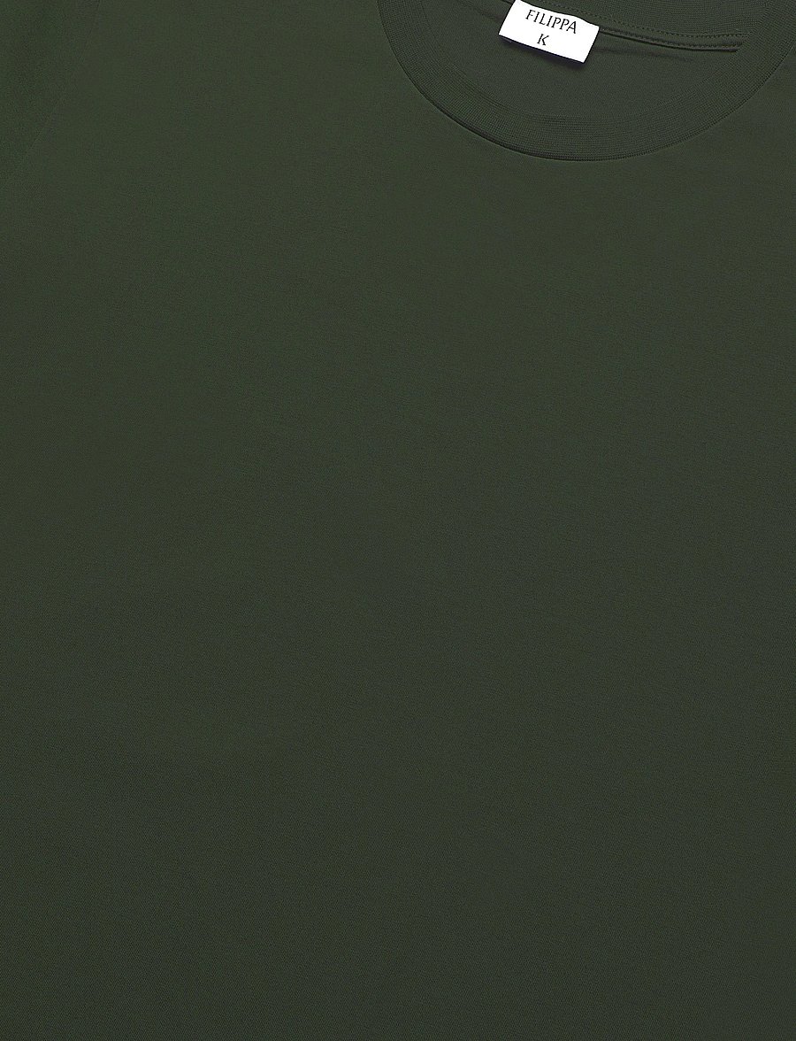 Filippa K - Filip Tee - short-sleeved t-shirts - night green - 5