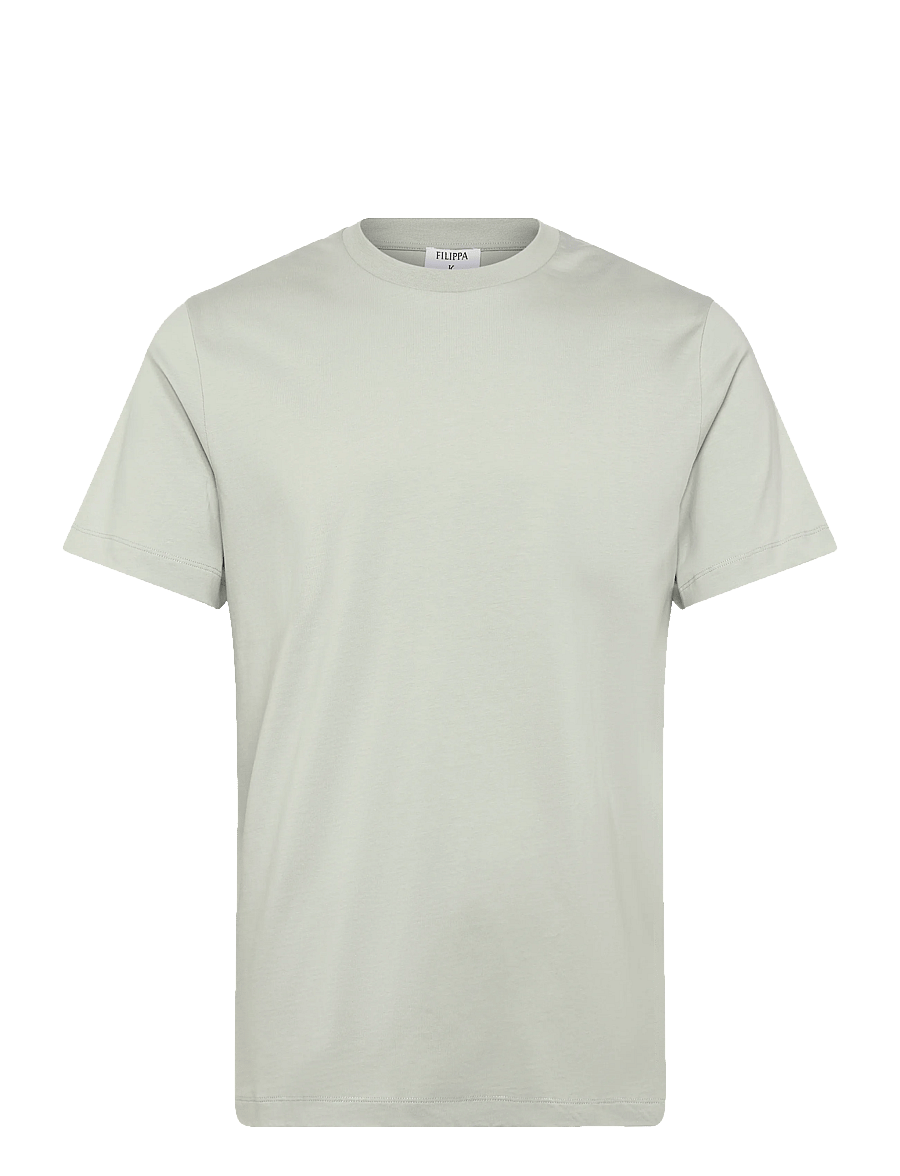 Filippa K - Filip Tee - kortærmede t-shirts - silver grey - 1