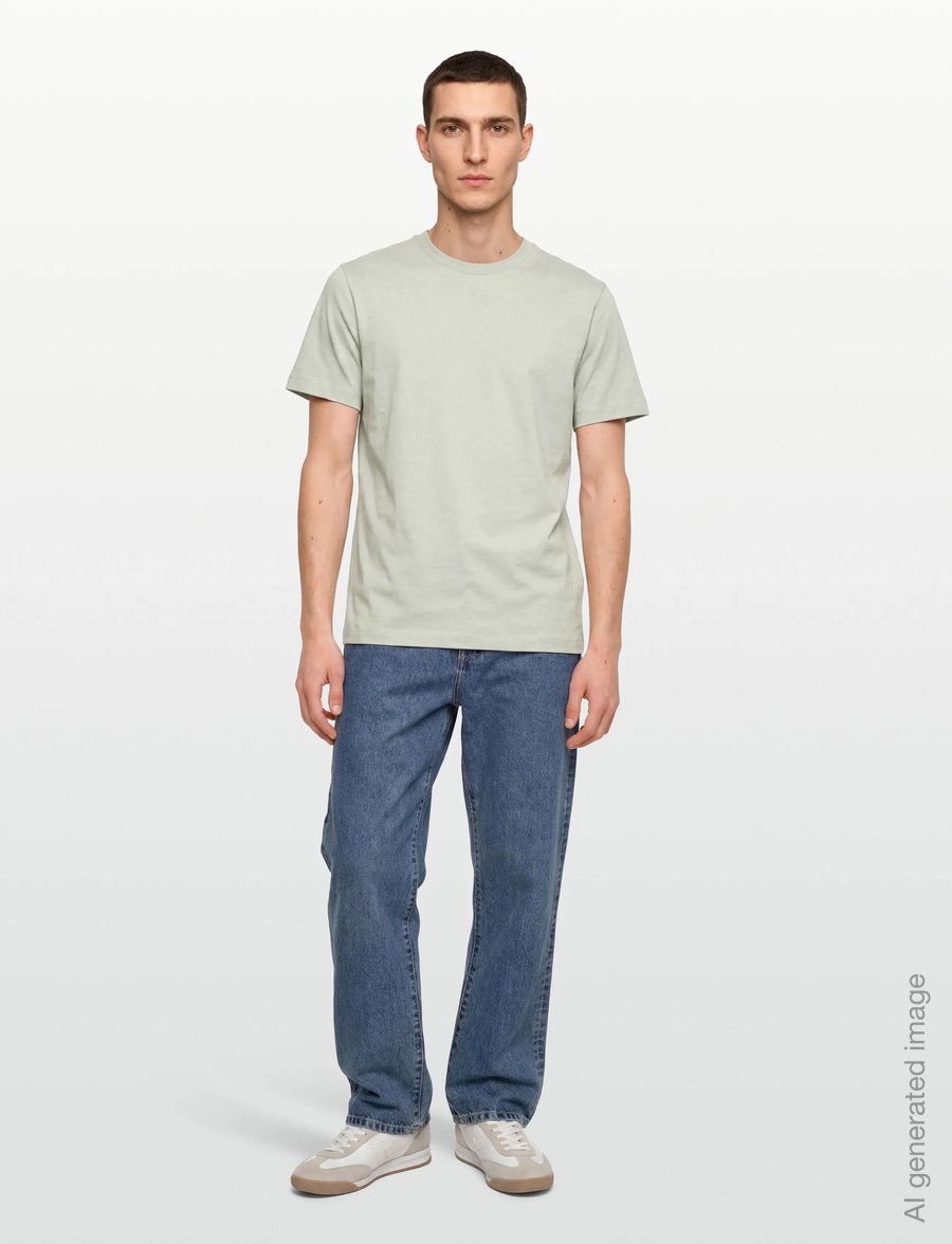 Filippa K - Filip Tee - kortærmede t-shirts - silver grey - 0