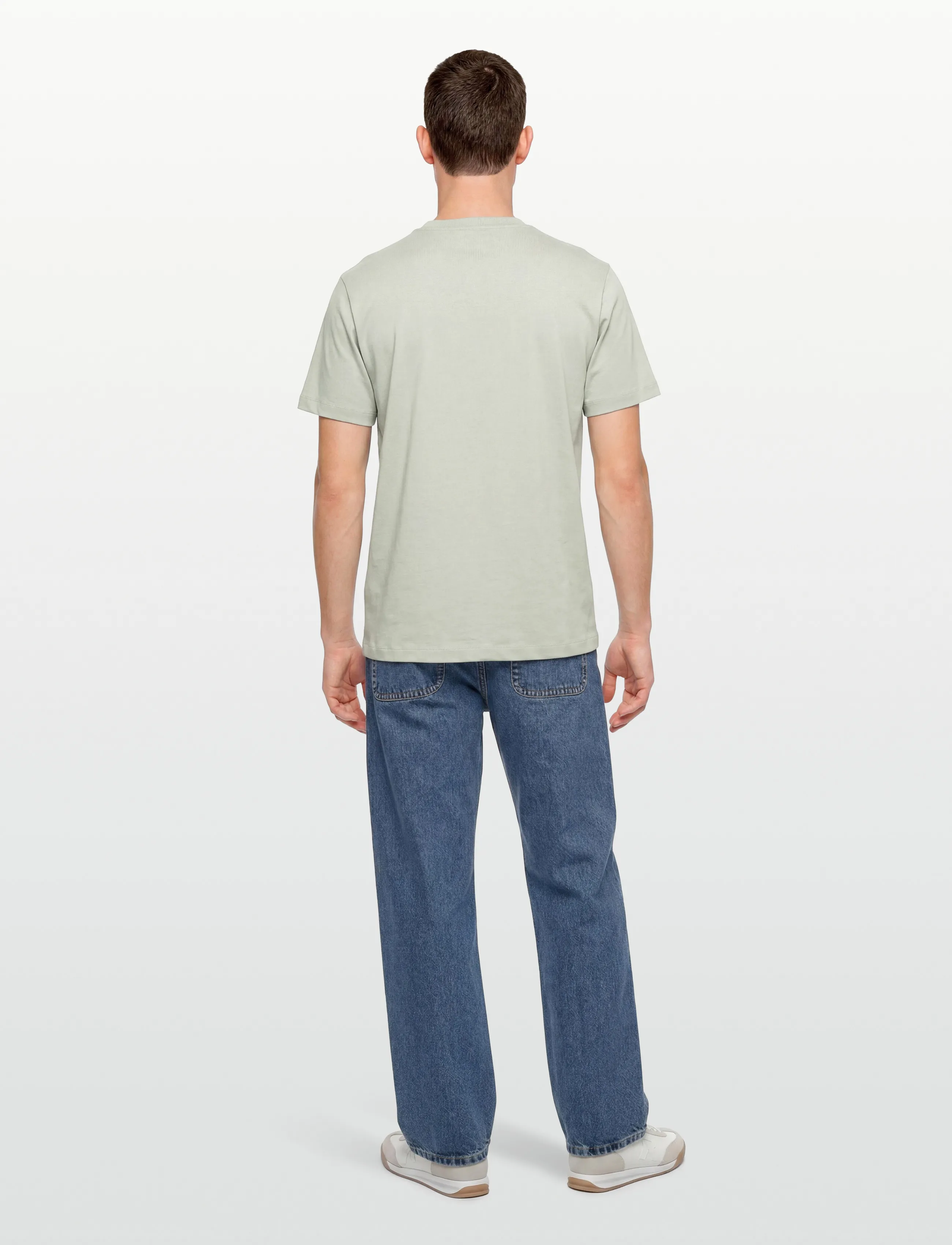 Filippa K - Filip Tee - kurzärmelig - silver grey - 4