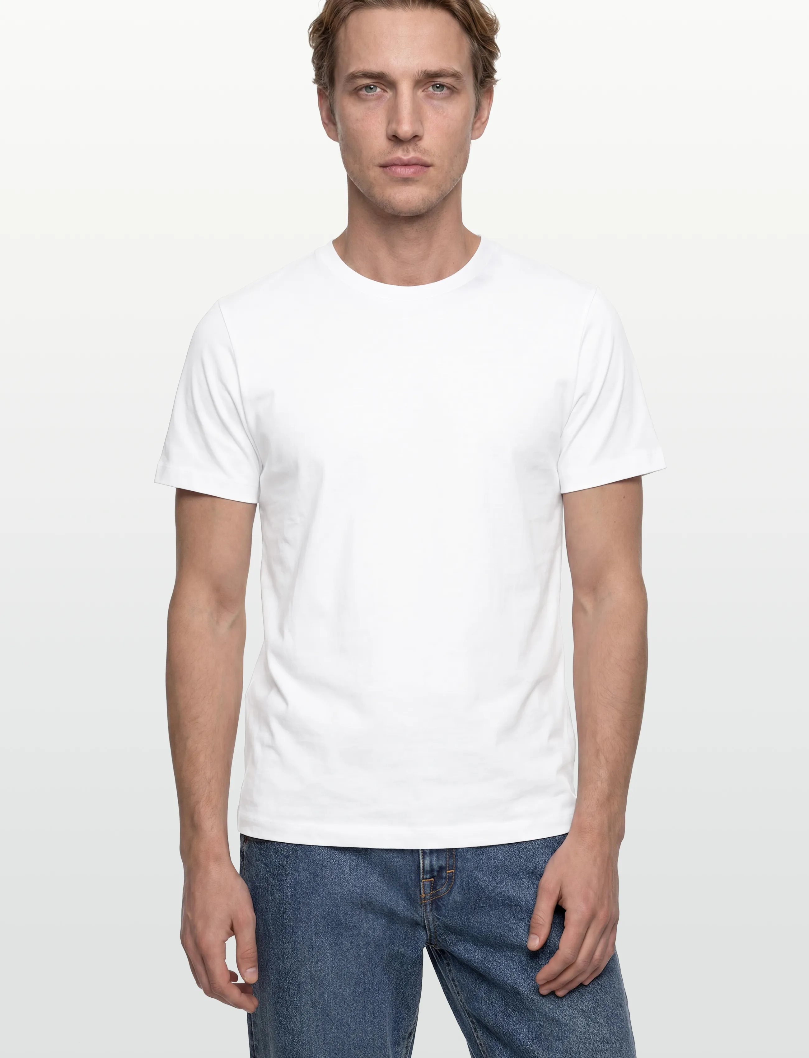 Filippa K - Filip Tee - short-sleeved t-shirts - white - 3