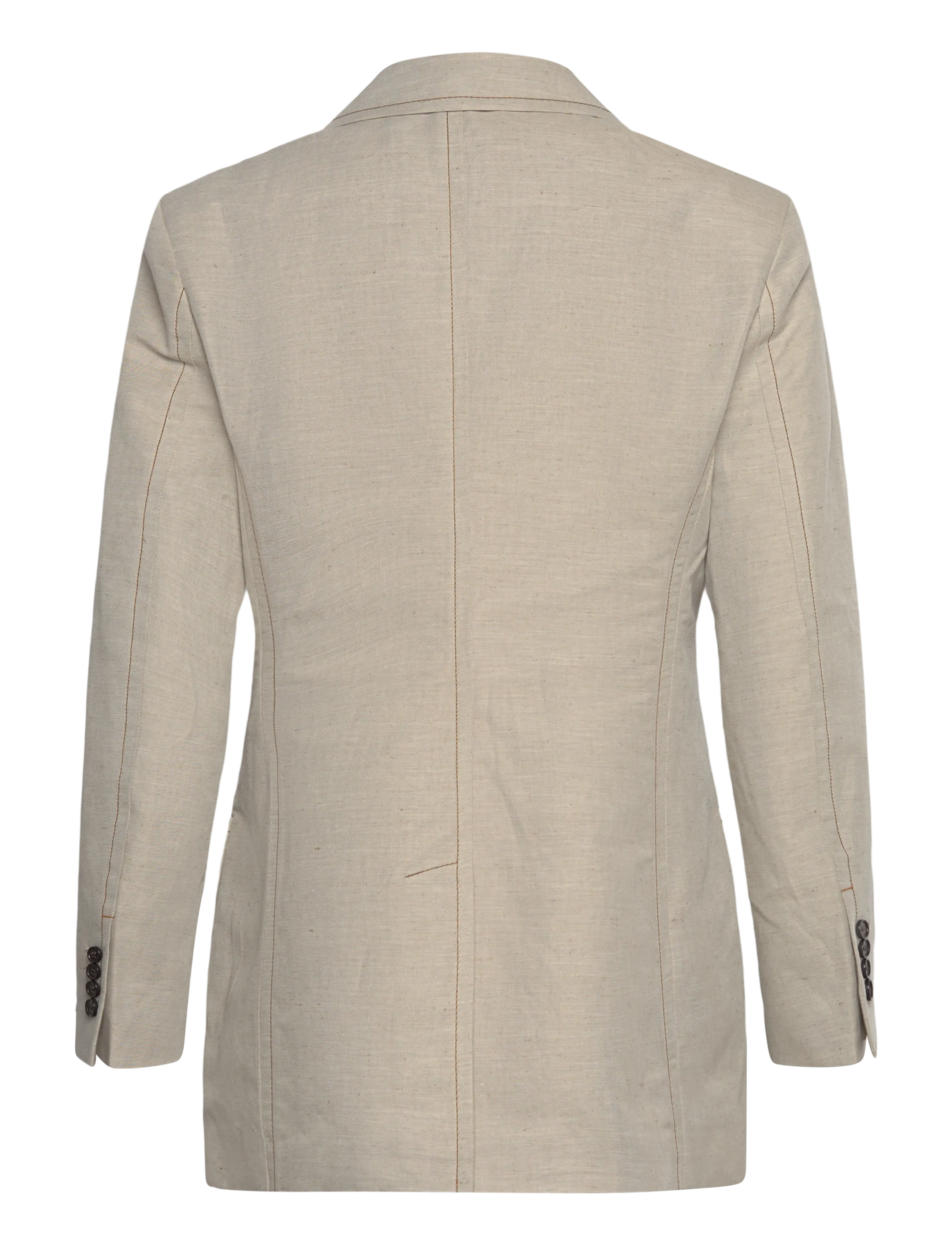Filippa K - Brooke Linen Mariner Blazer - einreihige blazer - taupe beige - 2