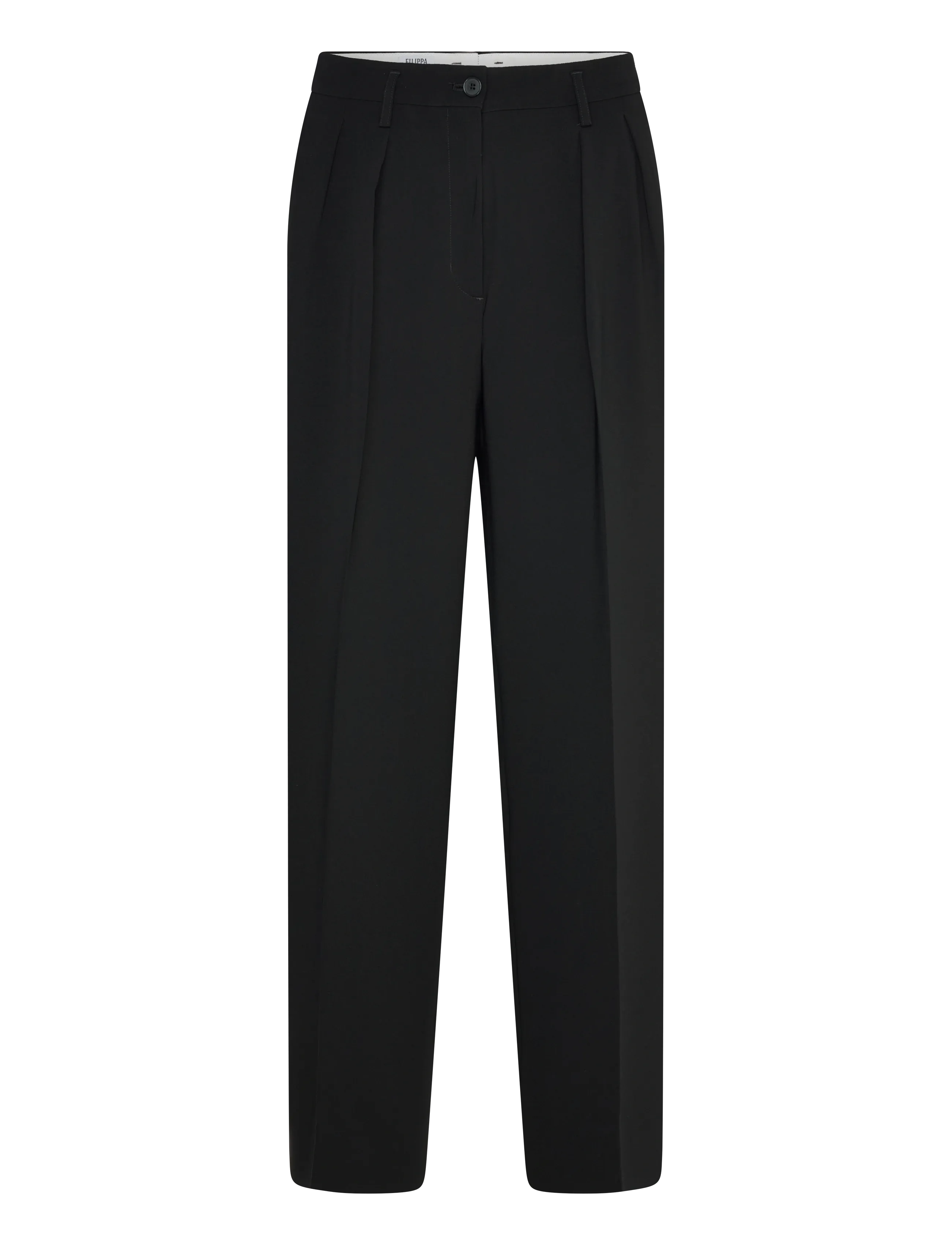 Filippa K Paloma Draped Trousers - Tøj - BLACK / black