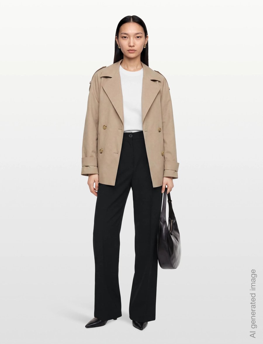 Filippa K - Paloma Draped Trousers - hosen mit weitem bein - black - 0
