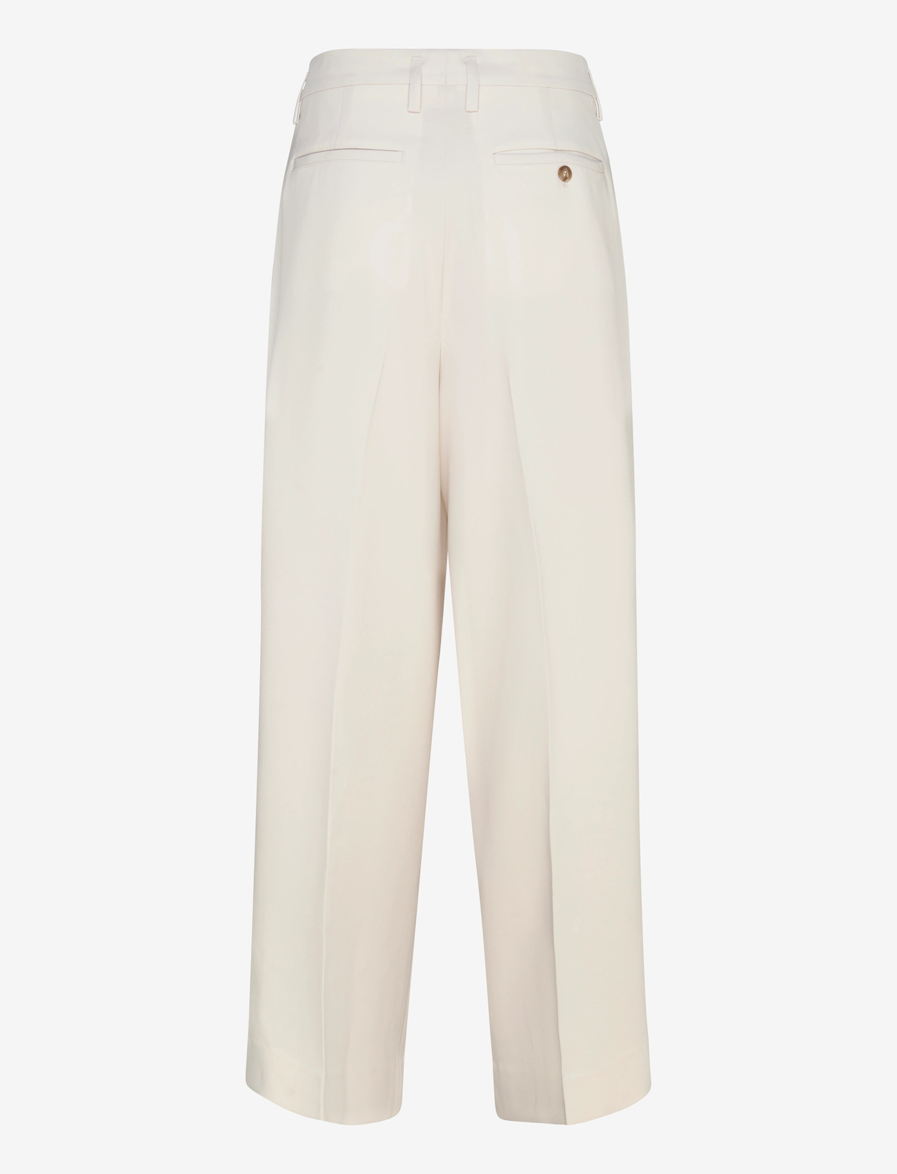 Filippa K - Paloma Draped Trousers - bukser med brede ben - ivory - 1