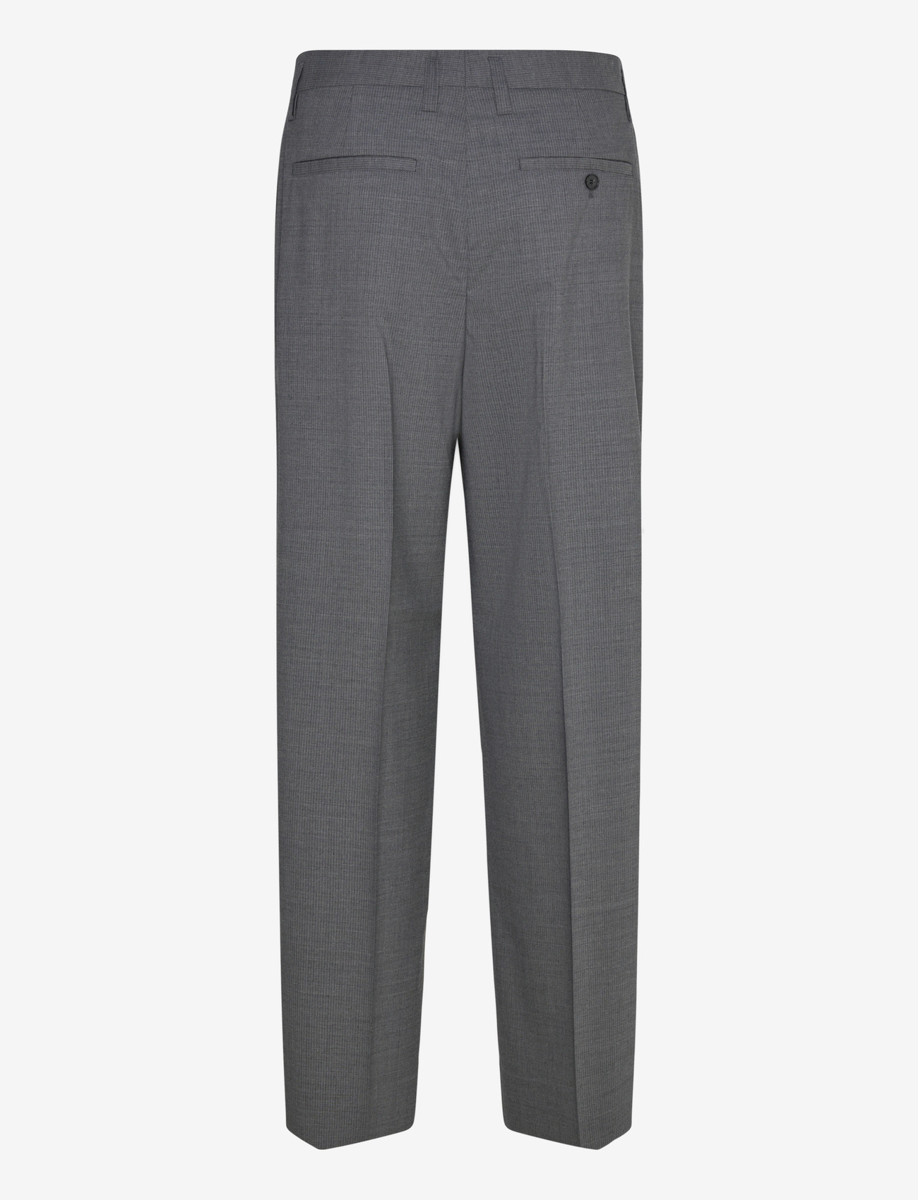 Filippa K - Paloma Pinstripe Trousers - hosen mit weitem bein - mid grey - 1