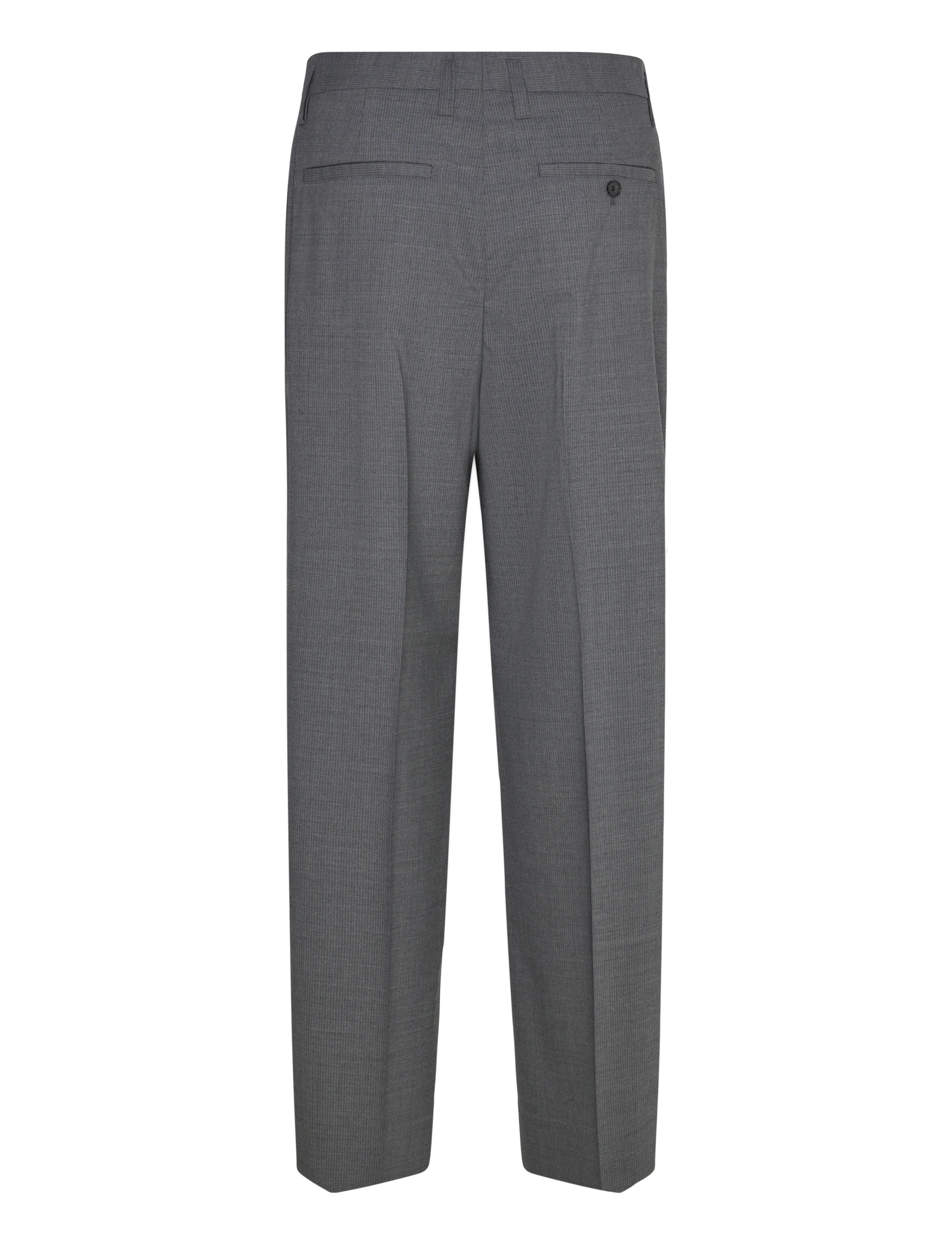 Filippa K - Paloma Pinstripe Trousers - bukser med brede ben - mid grey - 1