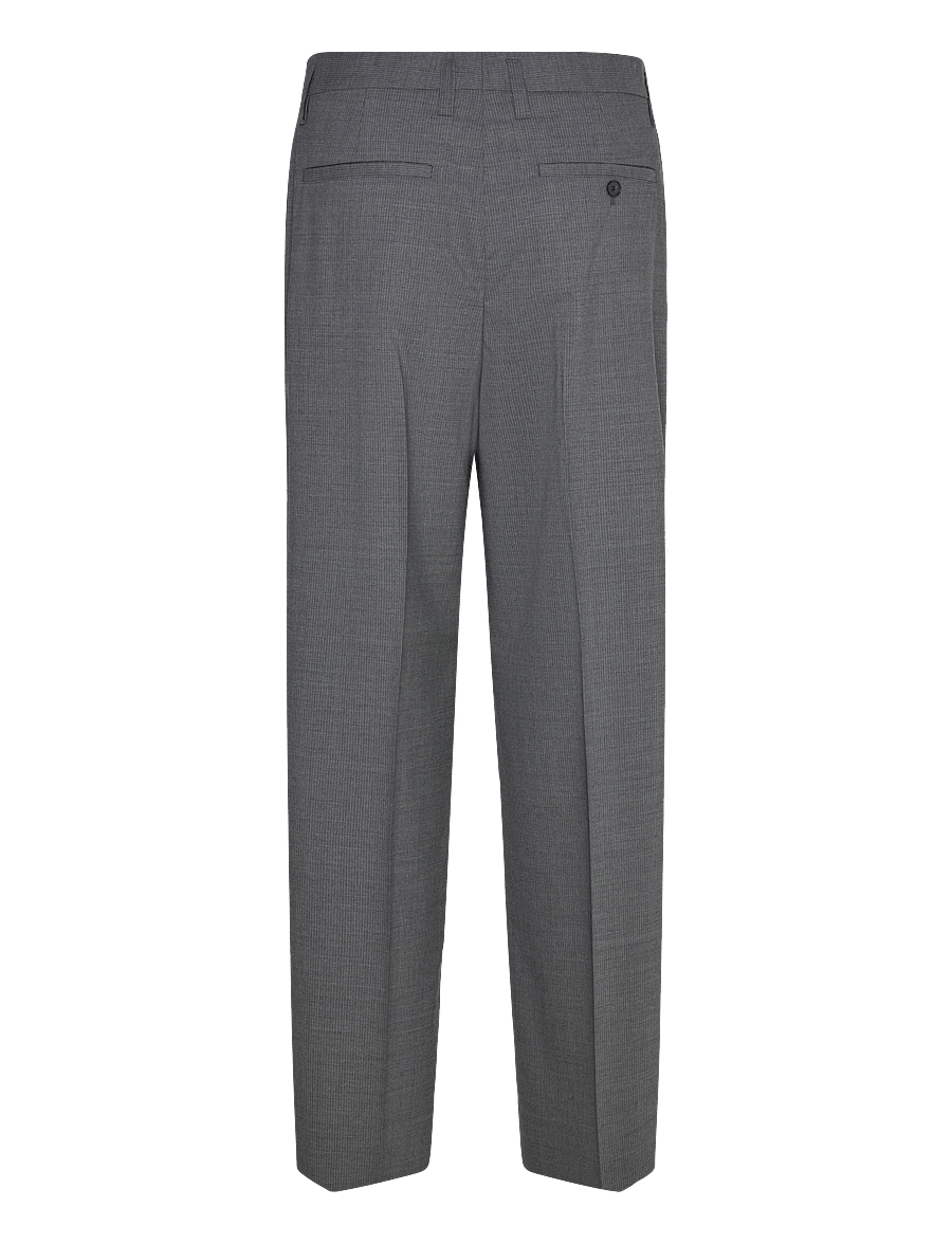 Filippa K - Paloma Pinstripe Trousers - laia säärega püksid - mid grey - 2