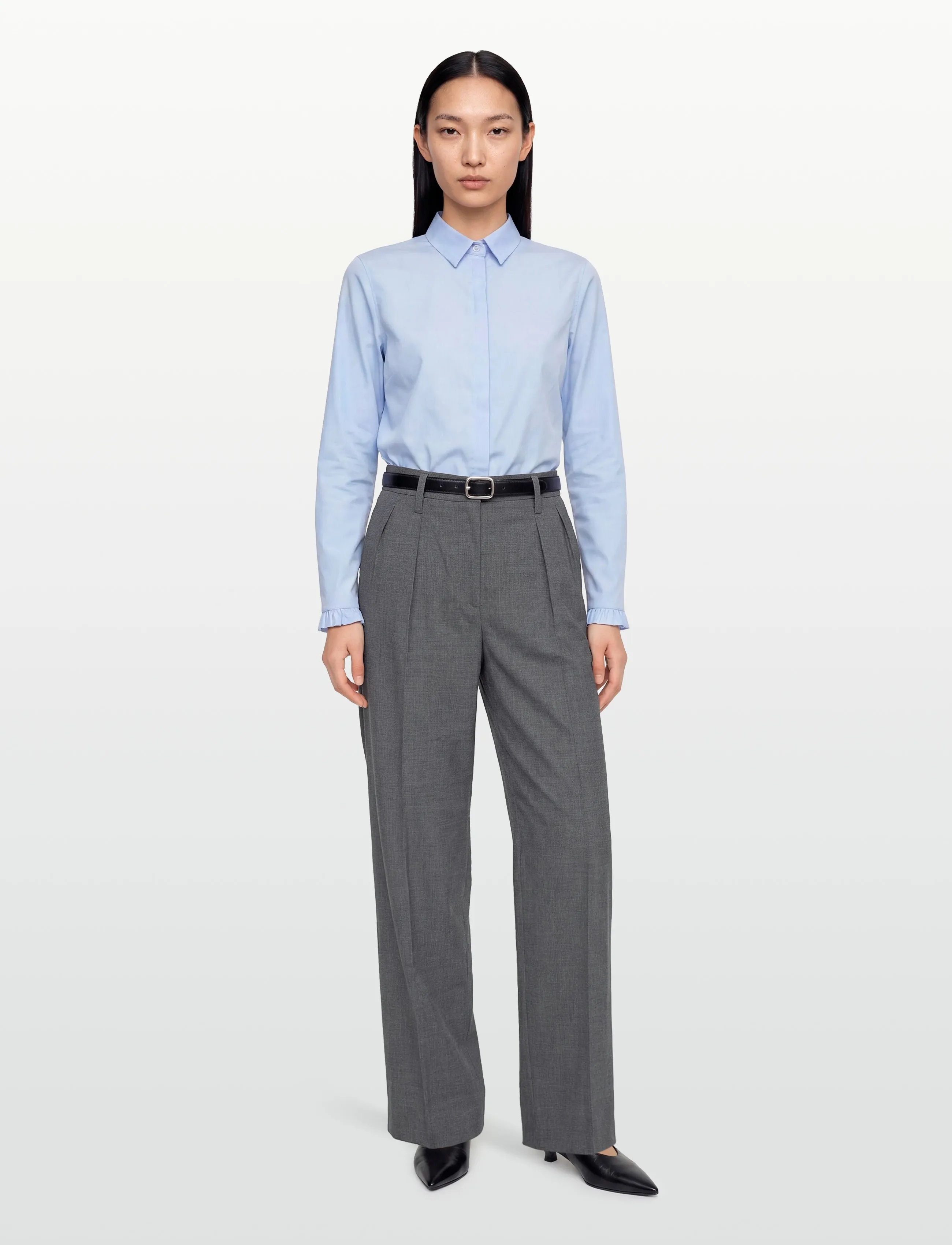 Paloma Pinstripe Trousers
