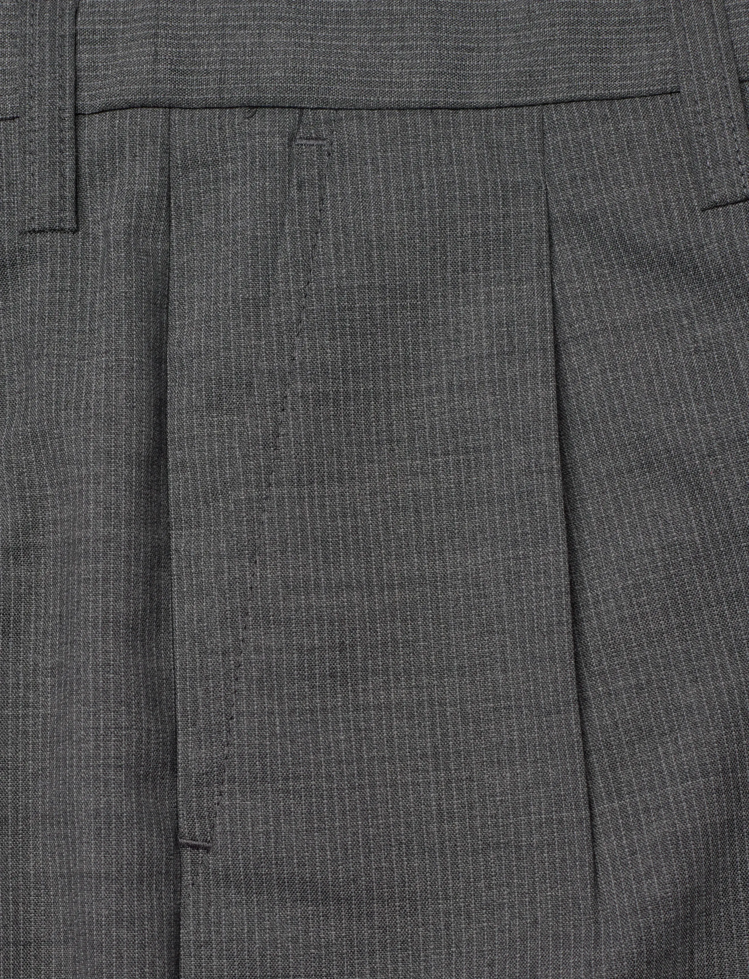 Filippa K - Paloma Pinstripe Trousers - bukser med brede ben - mid grey - 2