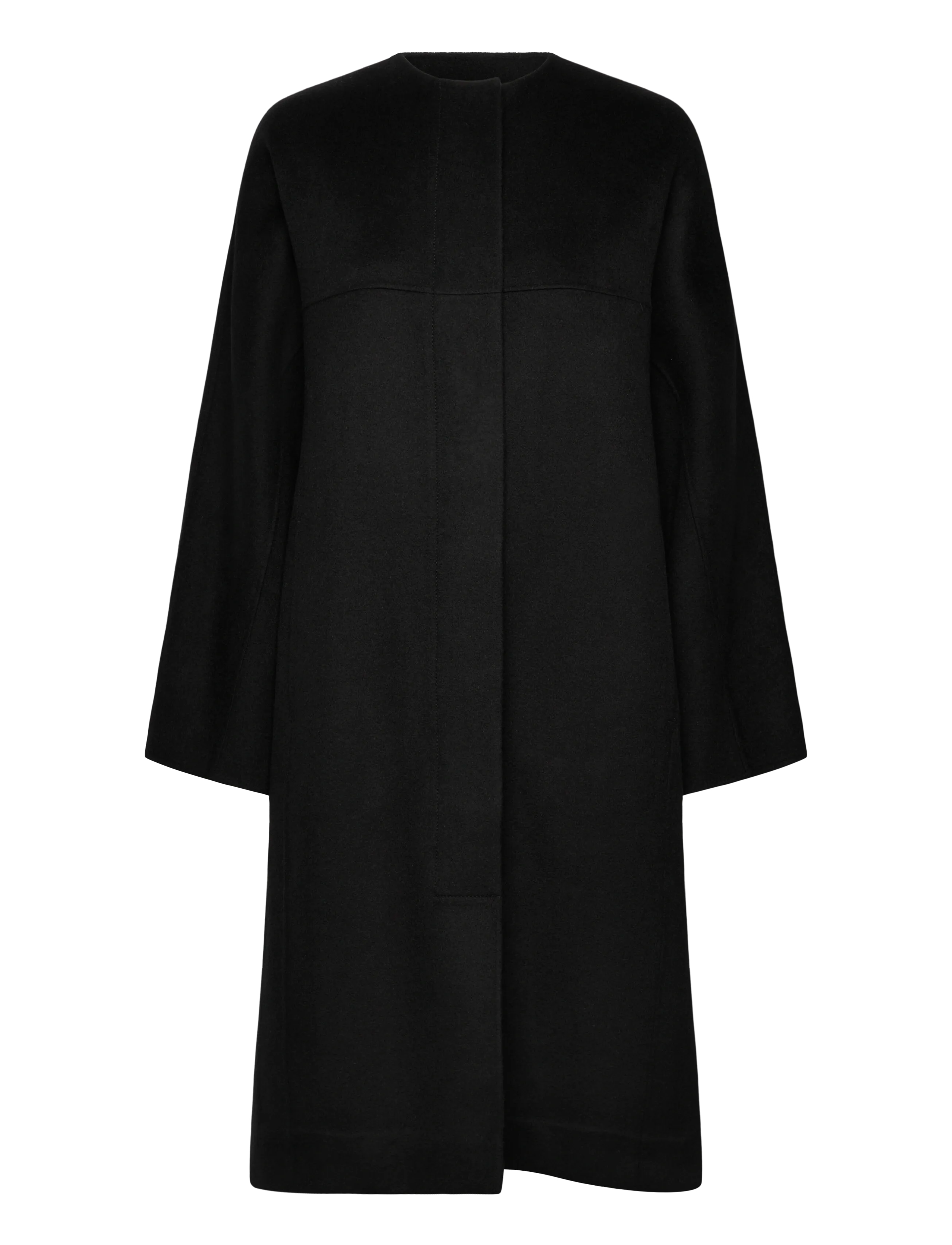 FILIPPA K Camilla Doublé Mantel Schwarz - 34 - Damen