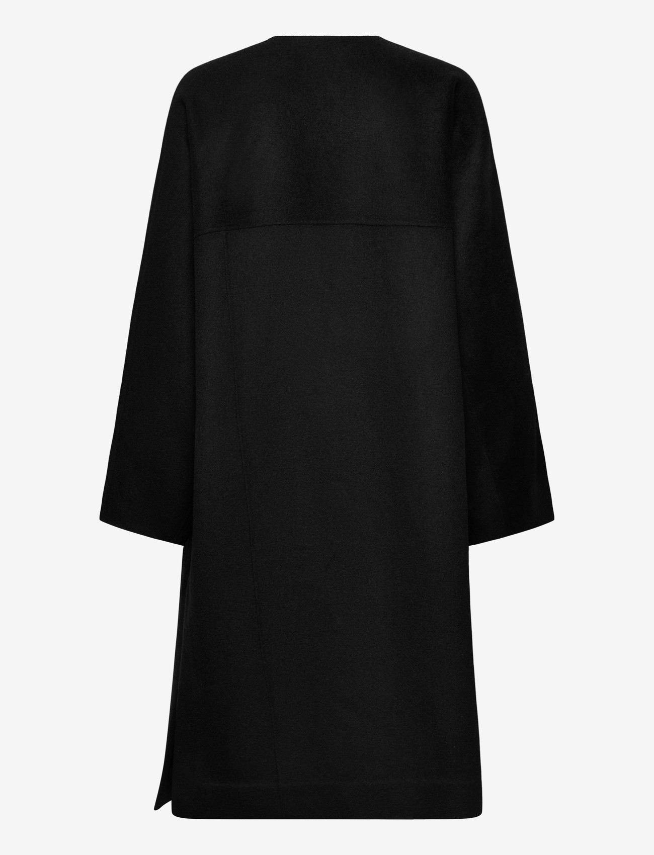 Filippa K - Camilla Doublé Coat - ullkappor - black - 1