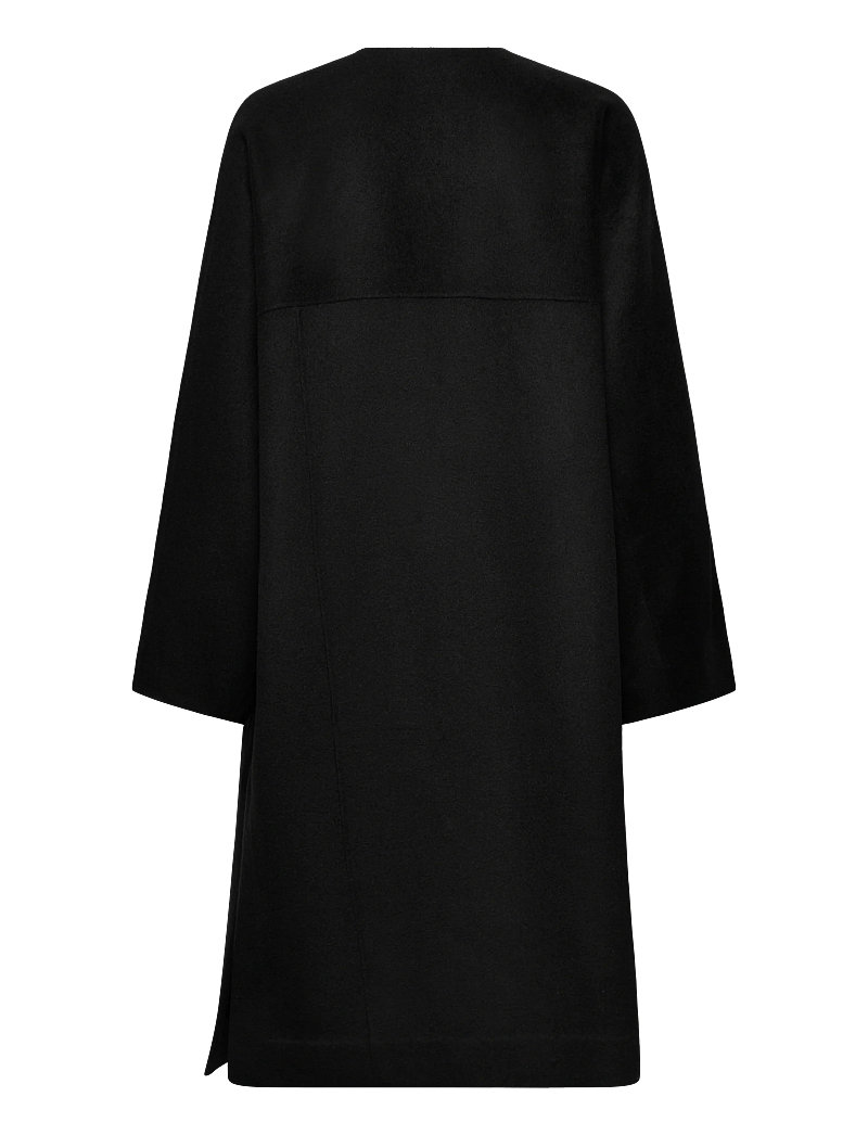 Filippa K - Camilla Doublé Coat - ullkappor - black - 1