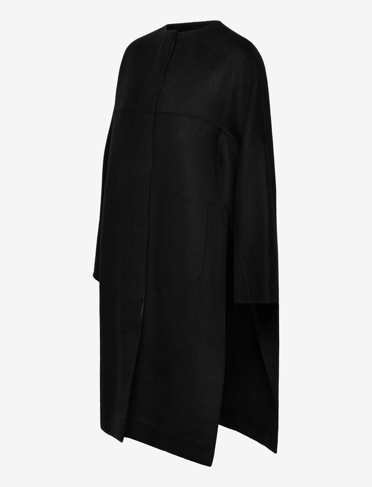 Filippa K - Camilla Doublé Coat - ullkappor - black - 2