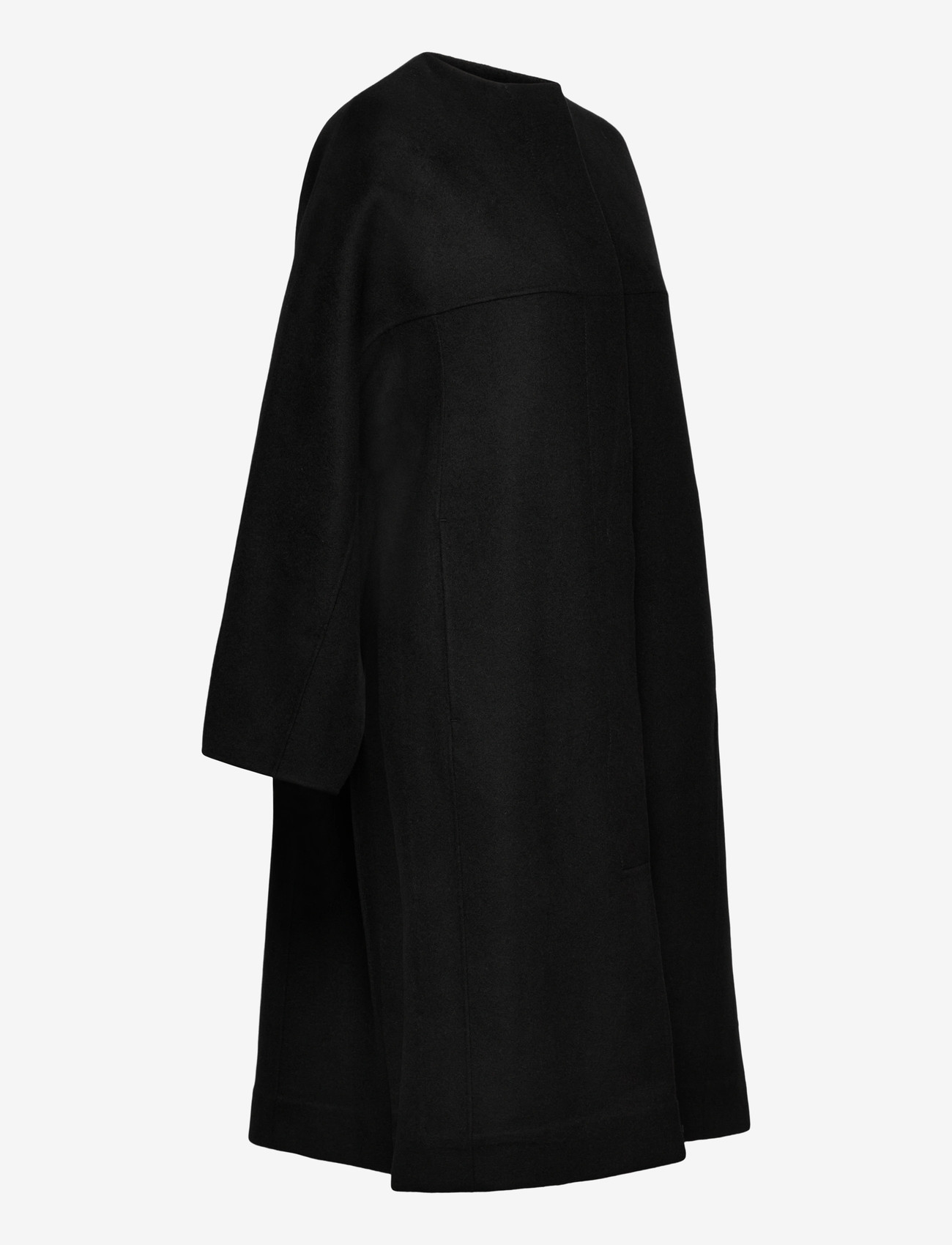 Filippa K - Camilla Doublé Coat - ullkappor - black - 3
