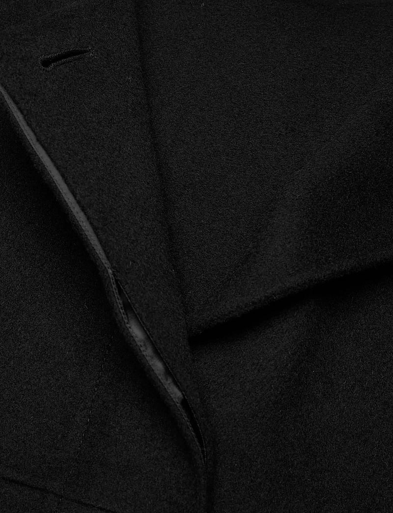 Filippa K - Camilla Doublé Coat - ullkappor - black - 4