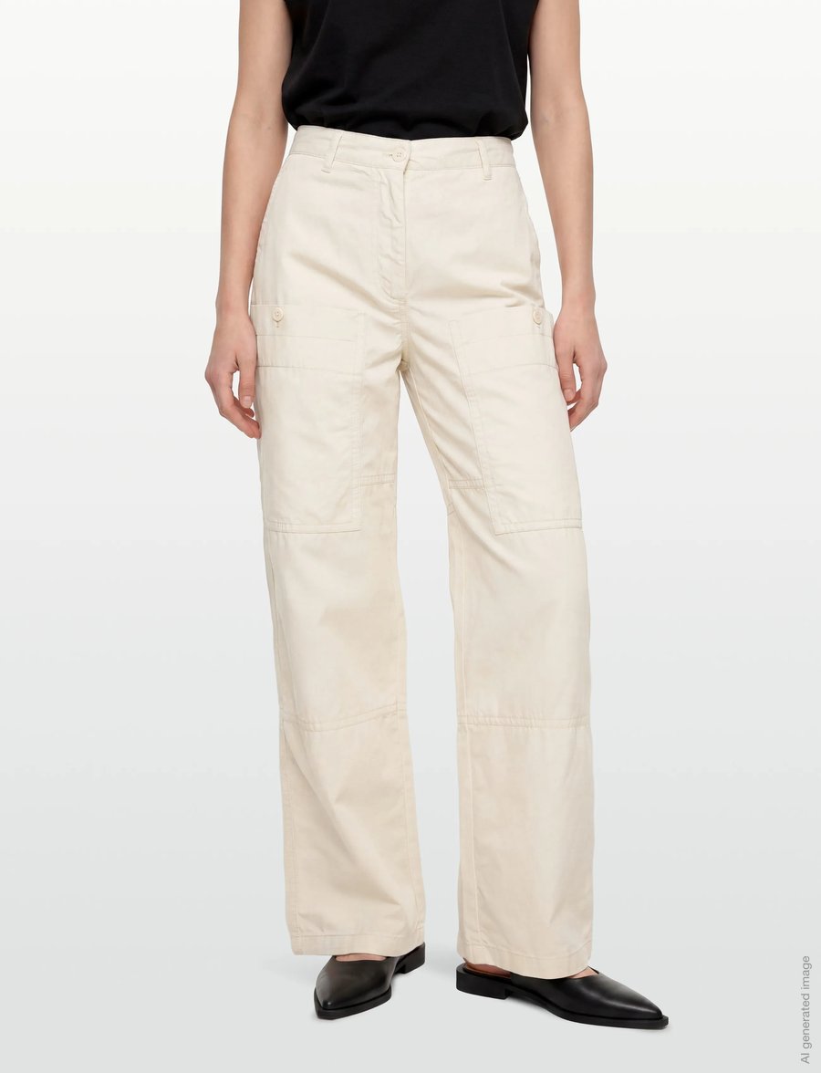 Filippa K - Utility Trousers - cargo-püksid - cream white - 3