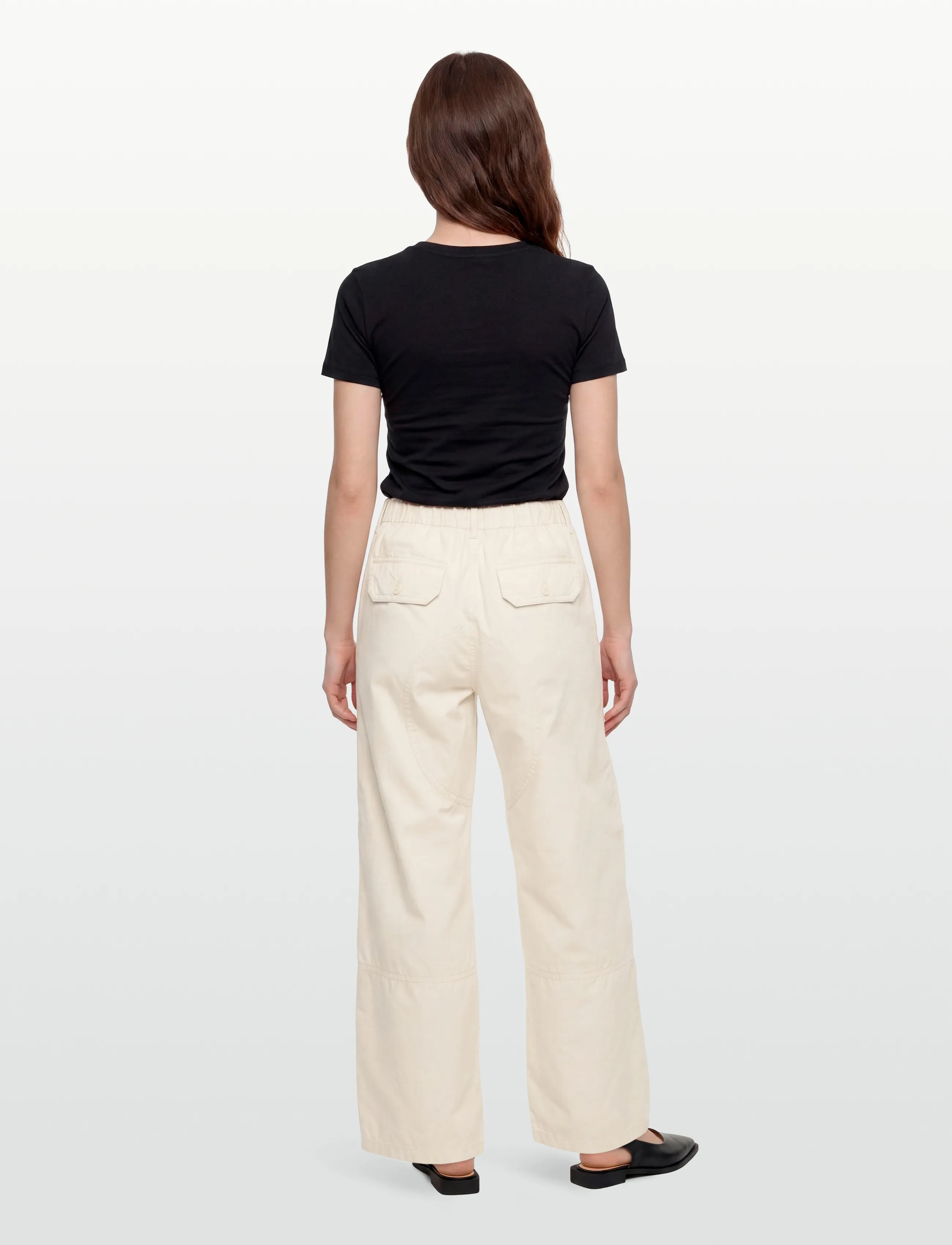 Filippa K - Utility Trousers - cargo-hosen - cream white - 4