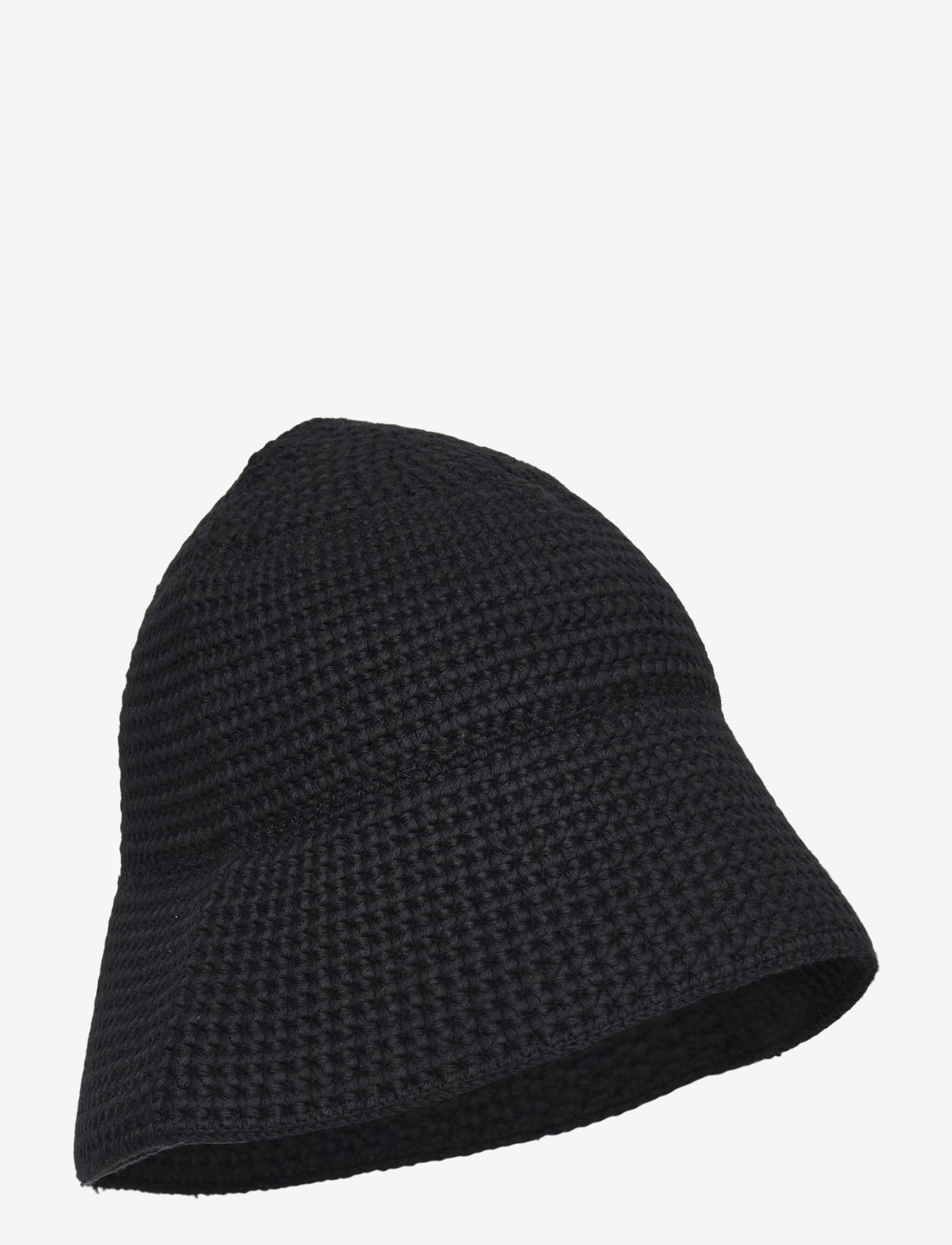 Filippa K - Crochet Hat - bucket hats - black - 0