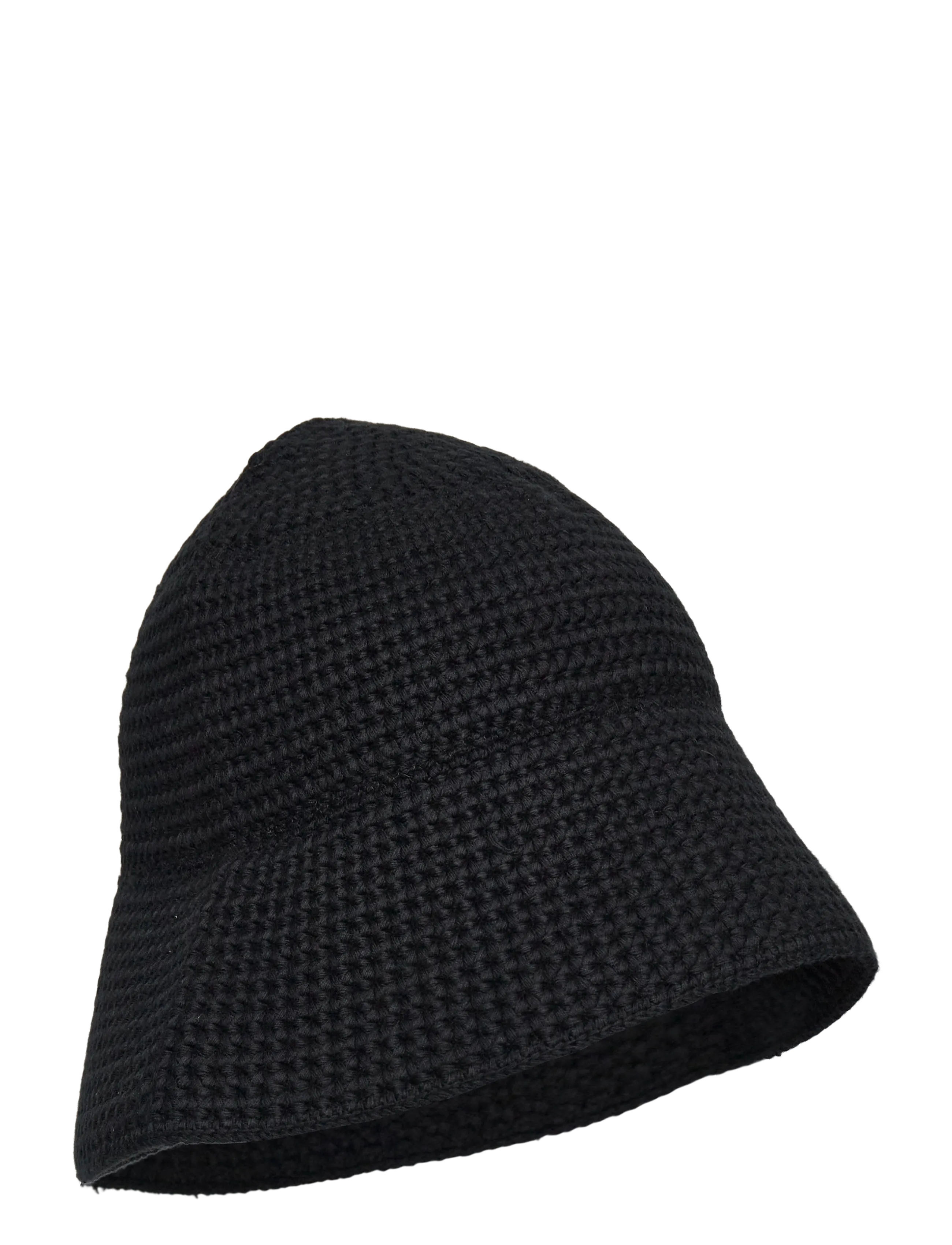 Filippa K Crochet Hat - Nouveautes - BLACK / black