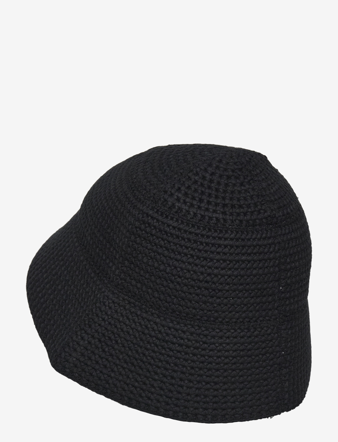 Filippa K - Crochet Hat - bucket hats - black - 1