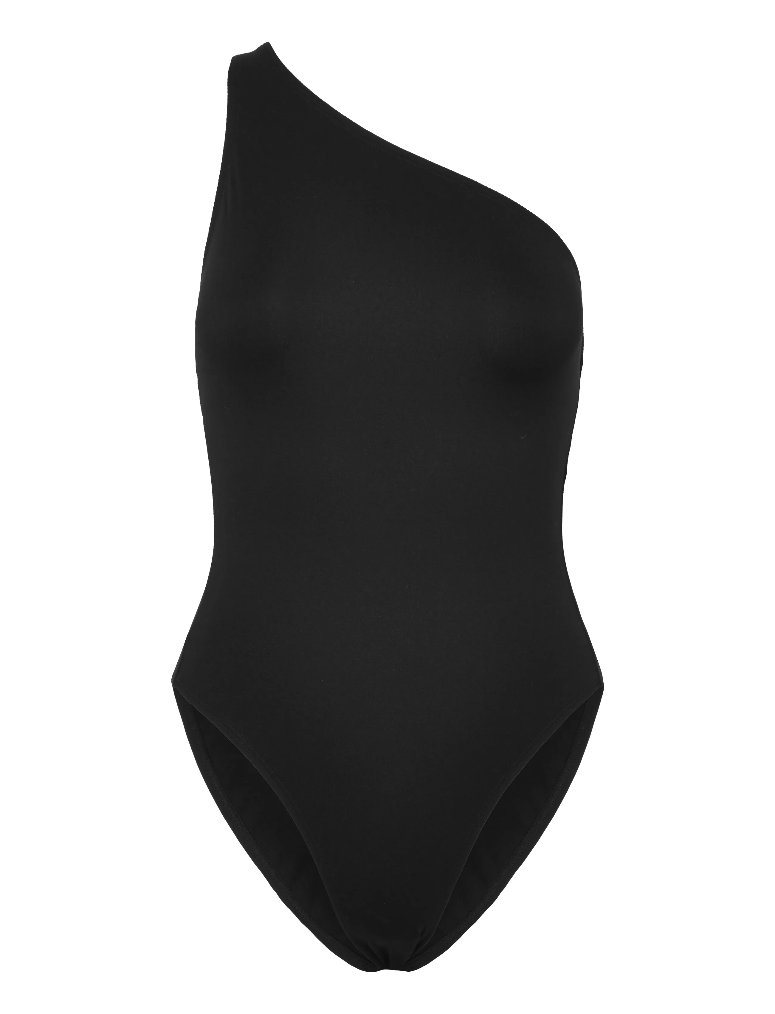 Filippa K Asymmetric Swimsuit - Sundfatnaður - BLACK / black