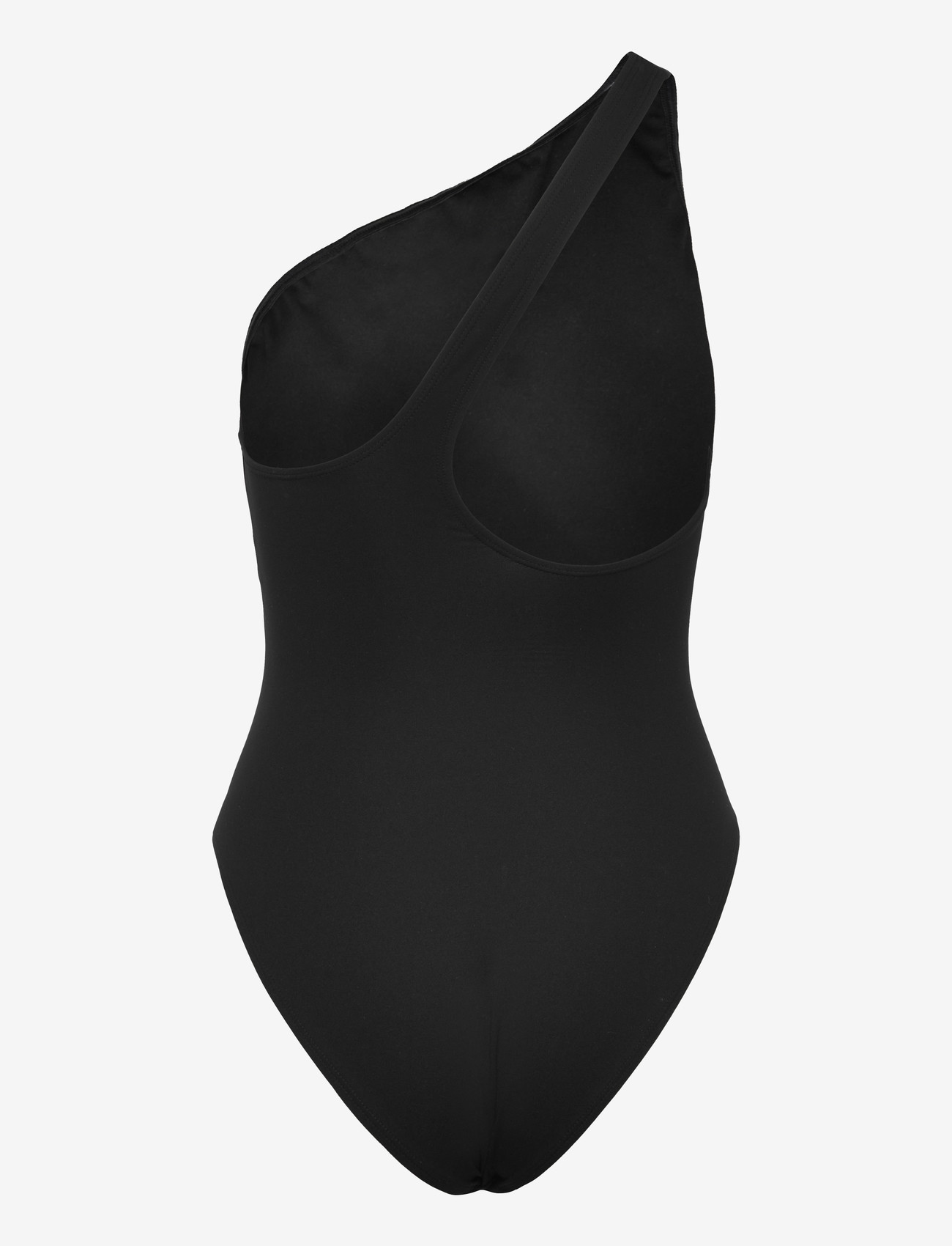 Filippa K - Asymmetric Swimsuit - baddräkter - black - 1