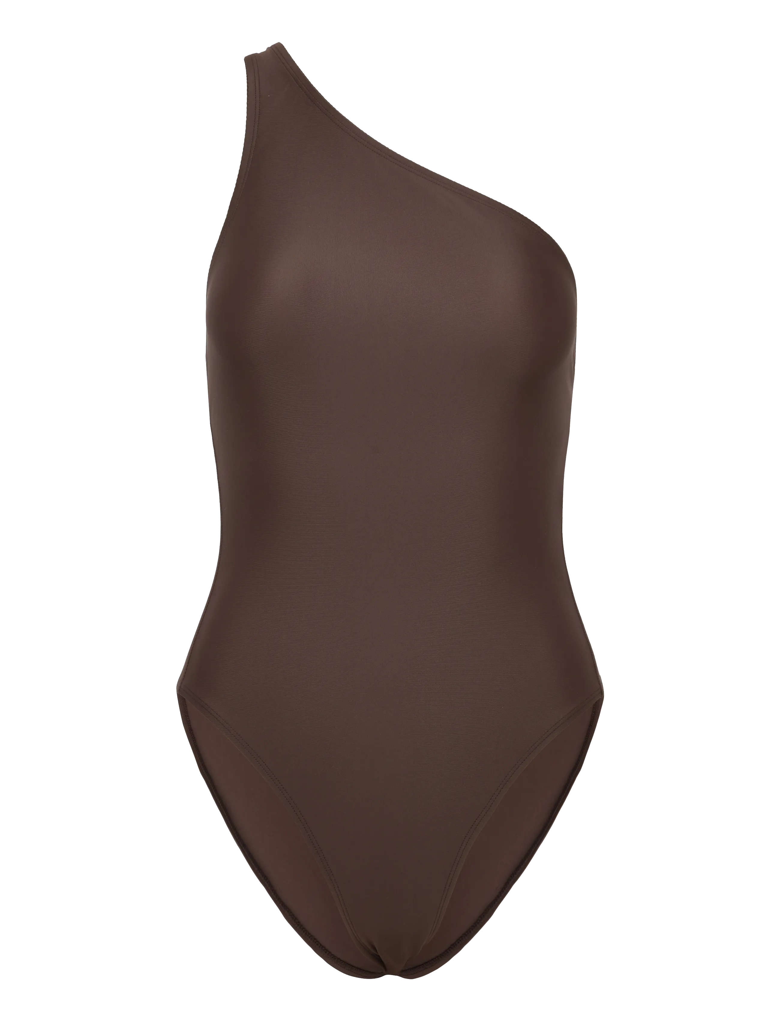 Filippa K Asymmetric Swimsuit - Filippa K - CACAO / brown