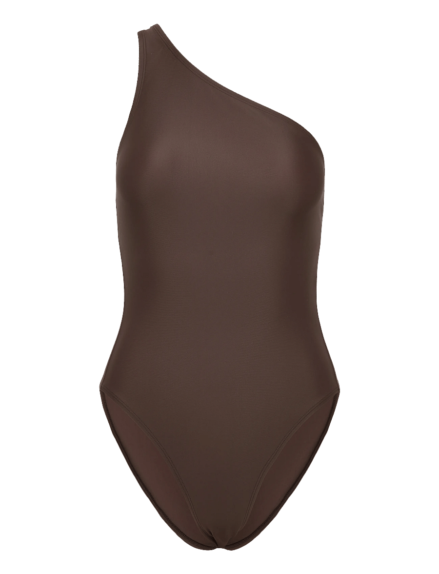 Filippa K - Asymmetric Swimsuit - mados tendencijos - cacao - 0