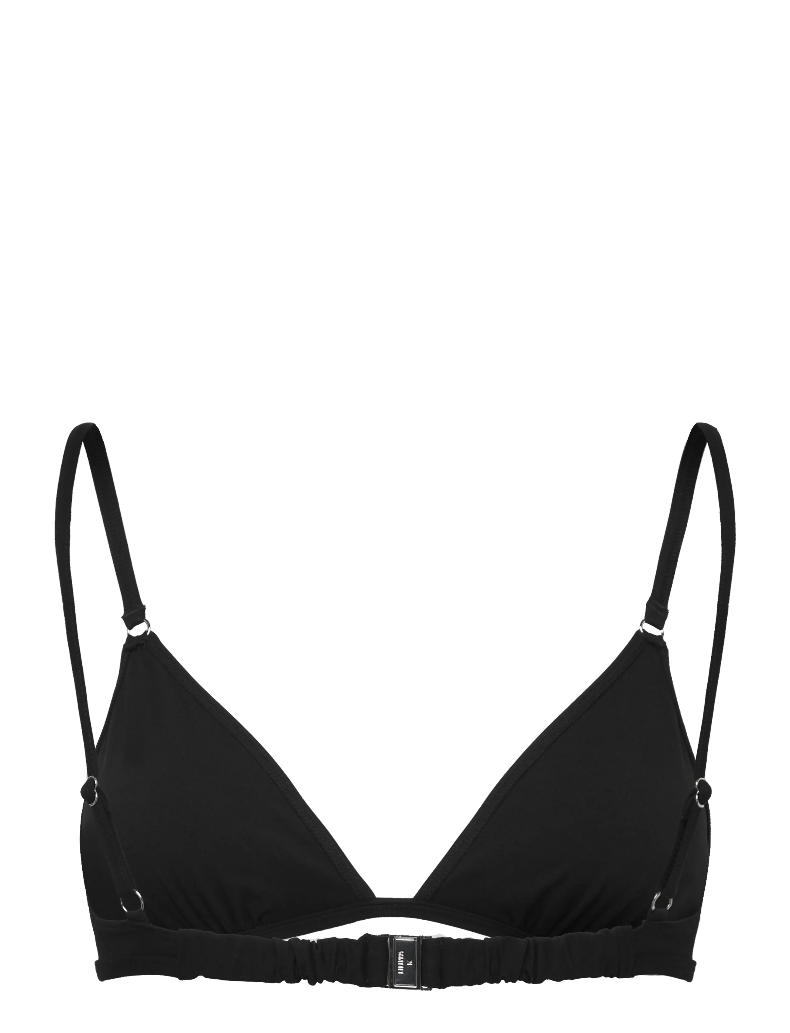 Filippa K - Gathered Back Bikini Top - Þríhyrnings bikini - black - 1