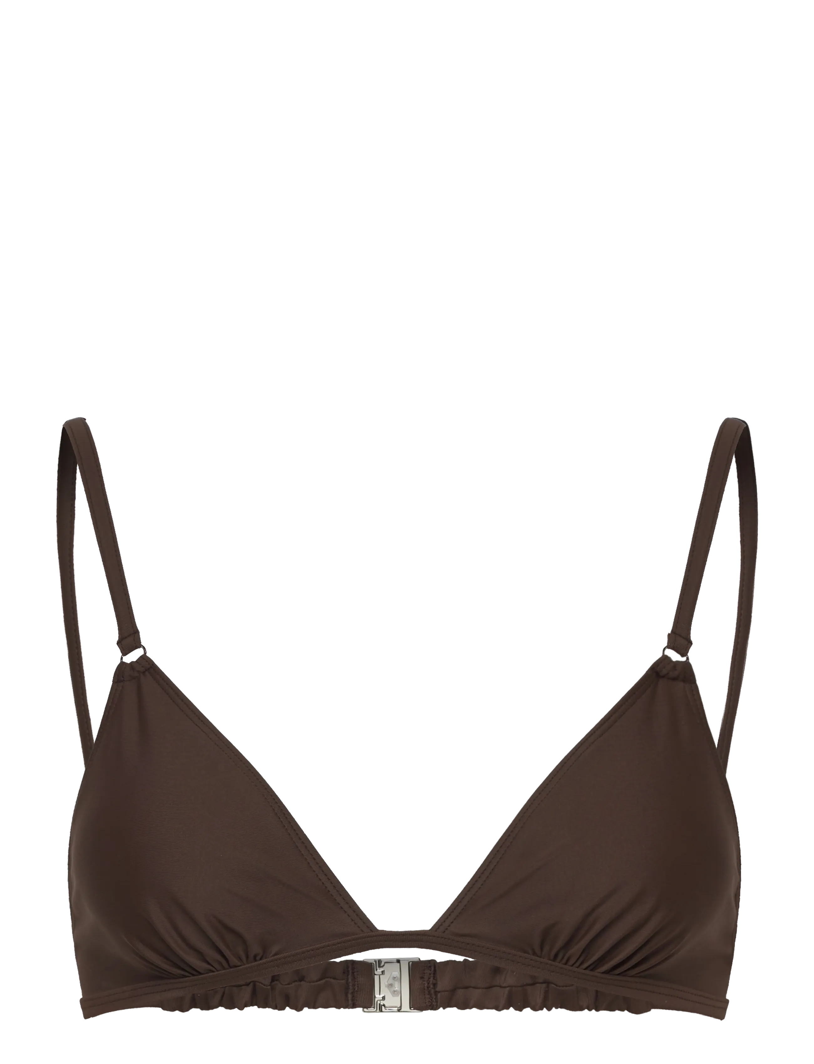Filippa K Gathered Back Bikini Top - Swimwear - CACAO / brown