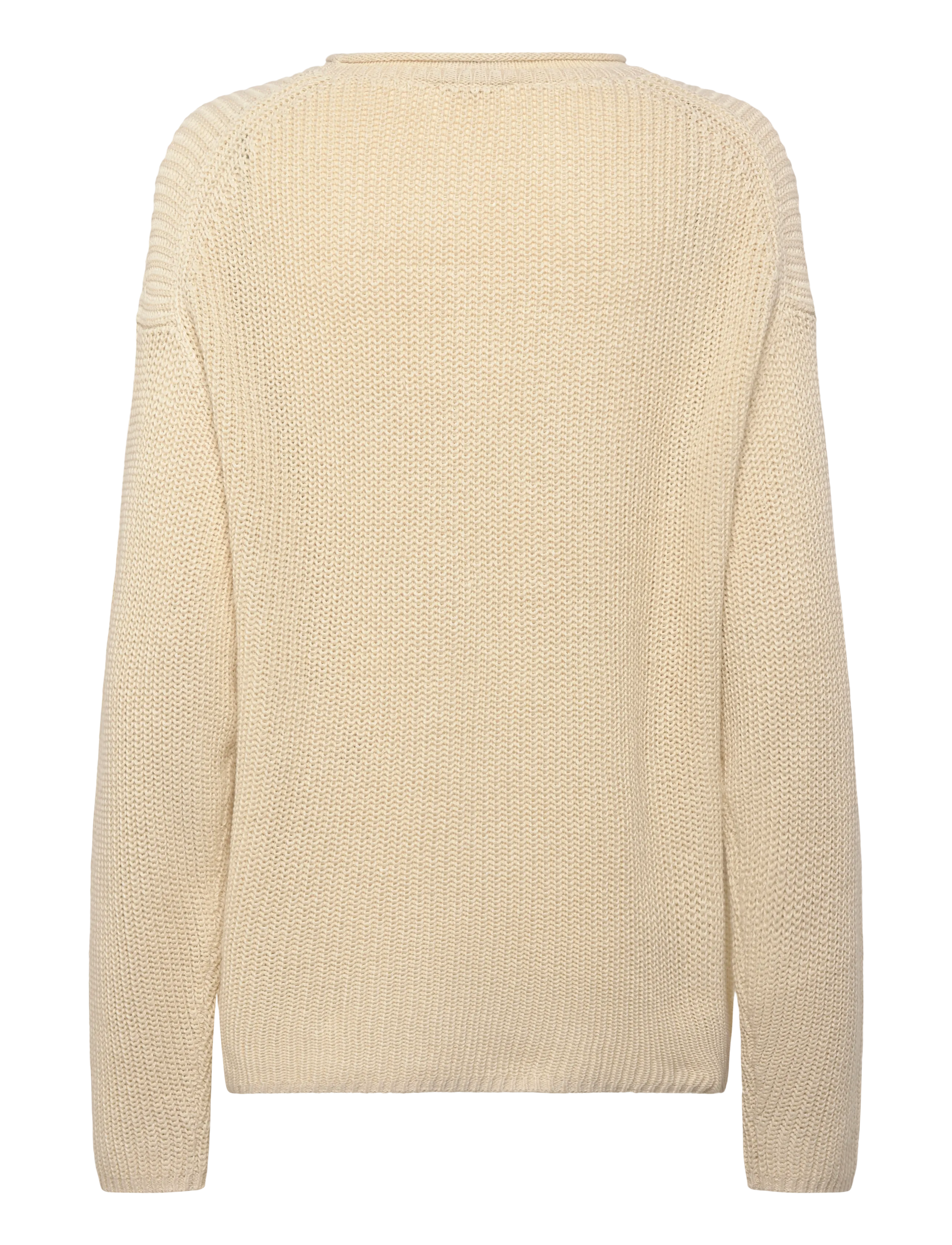 Filippa K - Ribbed Cotton Linen Sweater - sviitrid - cream white - 1