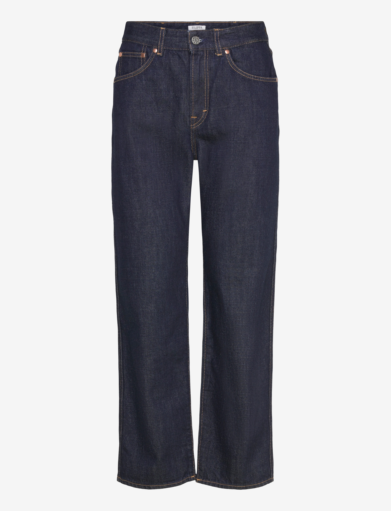 Filippa K - Relaxed High Waisted Jeans - sirge säärega teksad - rinsed blue wash - 0