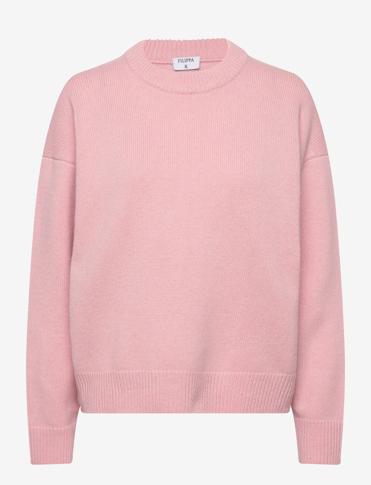 Filippa K - Wool Cashmere Crewneck Sweater - sweaters - light pink - 0