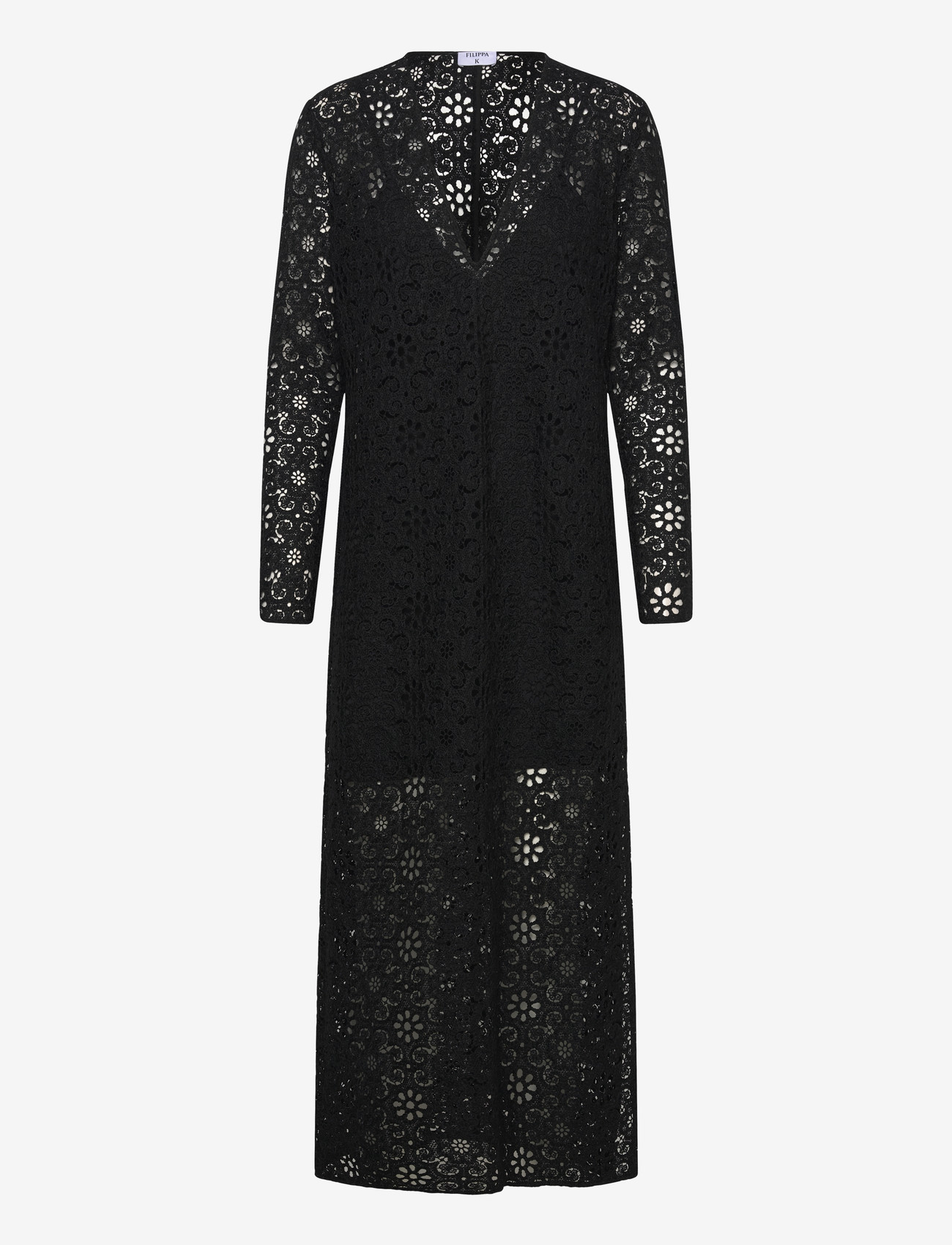 Filippa K - Lace Dress - pitskleidid - black - 0