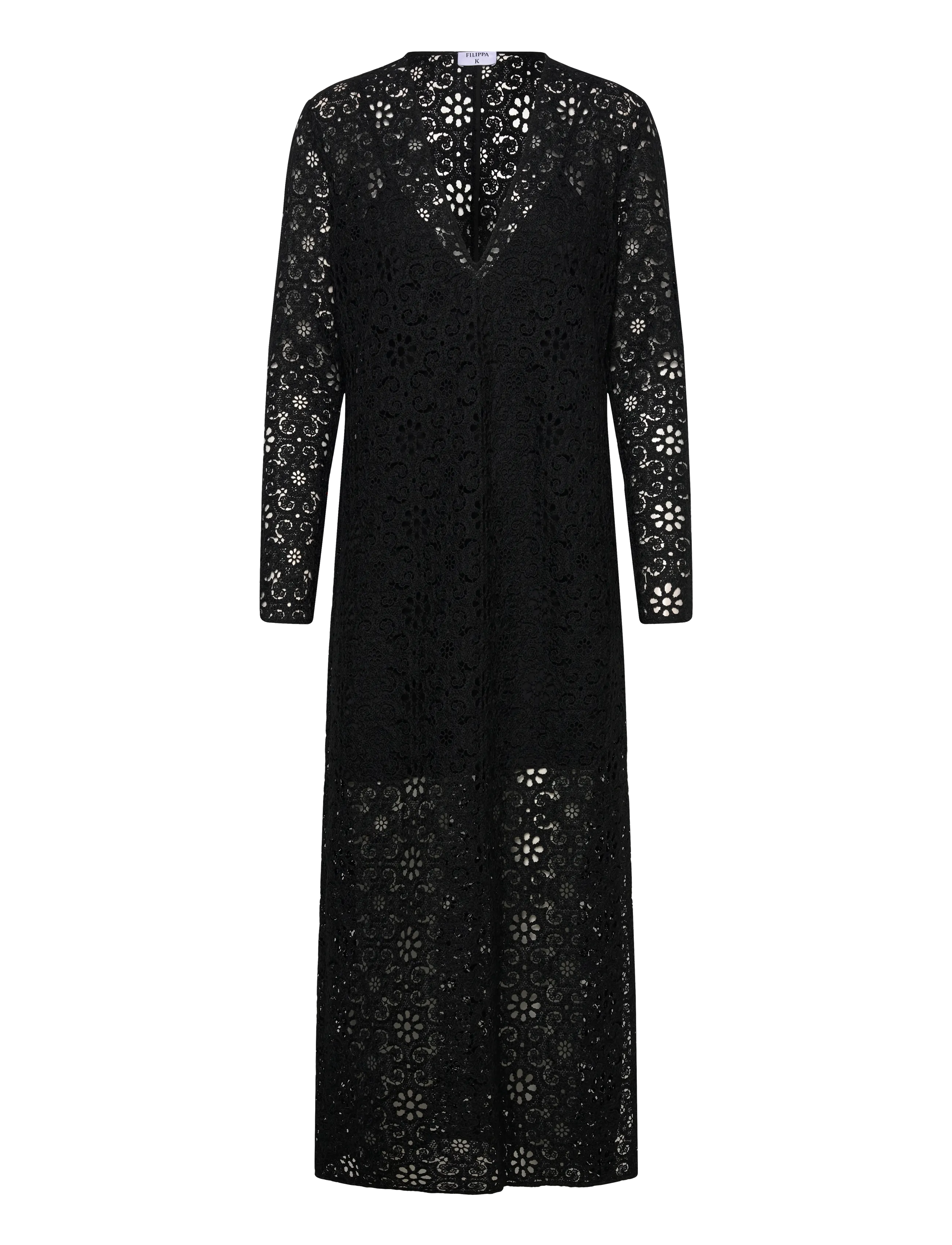 Filippa K Lace Dress - View all - BLACK / black