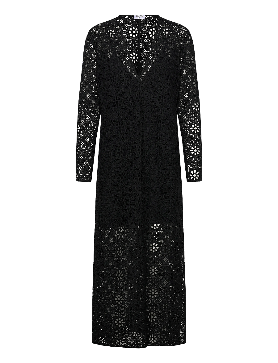 Filippa K - Lace Dress - mežģīņu kleitas - black - 1