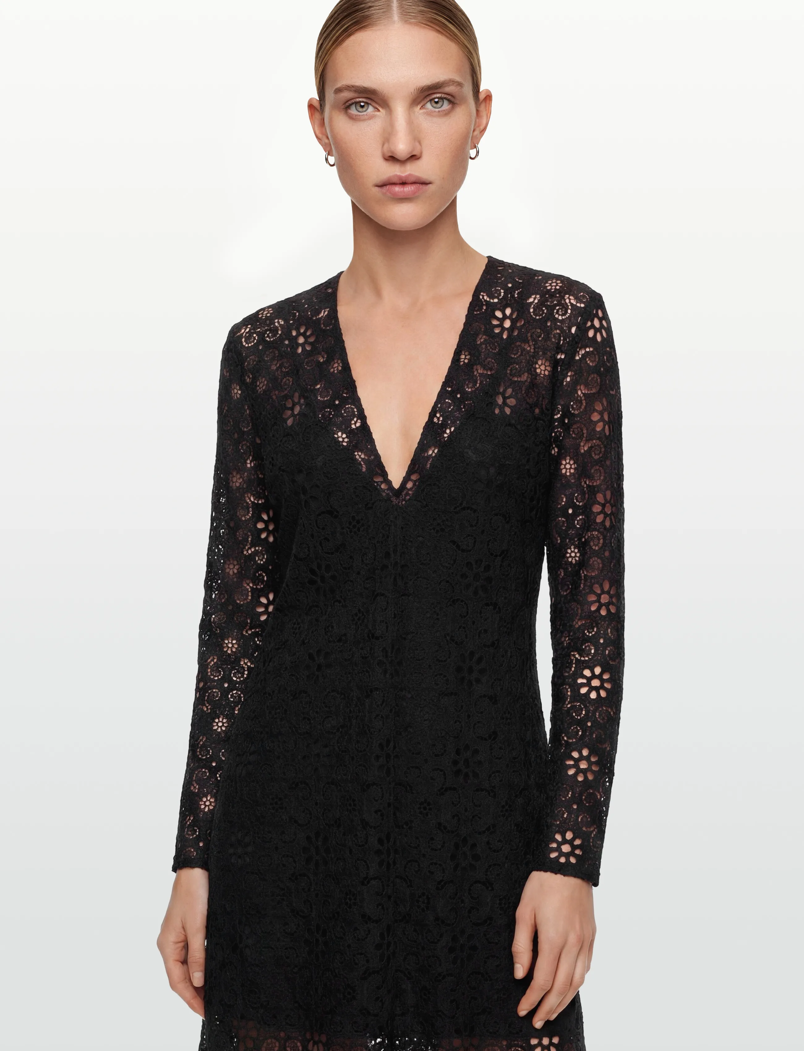 Filippa K - Lace Dress - pitskleidid - black - 4