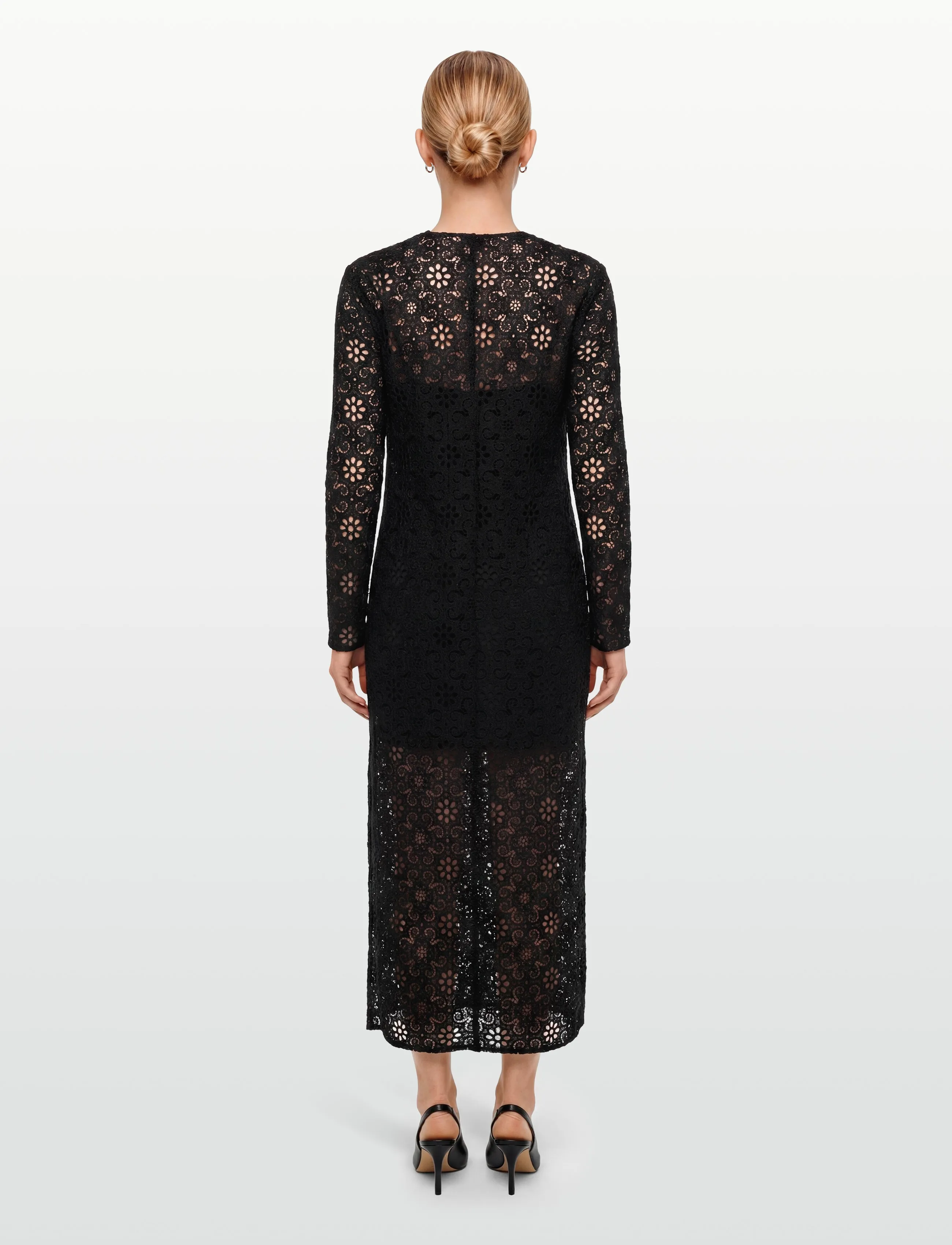 Filippa K - Lace Dress - pitskleidid - black - 5