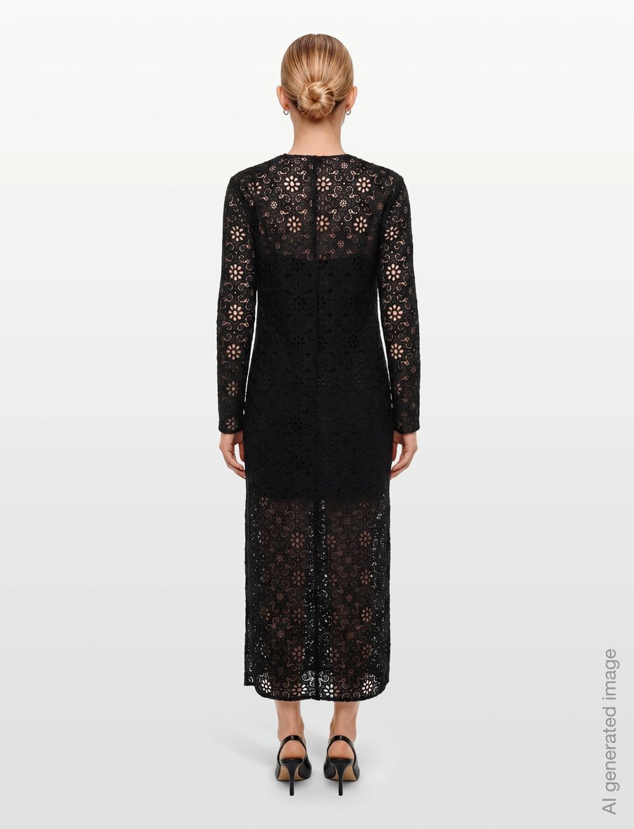 Filippa K - Lace Dress - mežģīņu kleitas - black - 5
