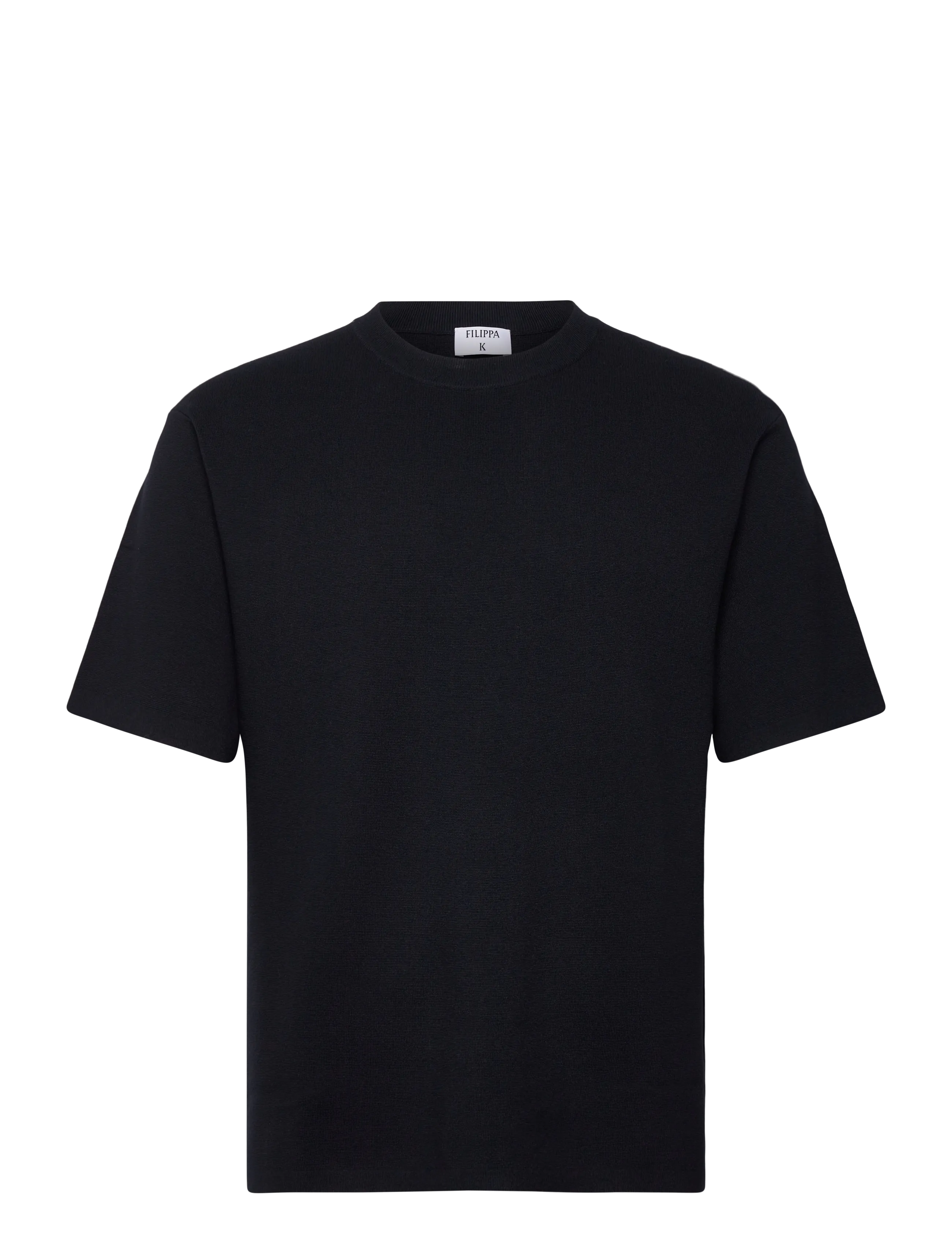Filippa K Milano Knit T-Shirt - Kläder - NAVY / black